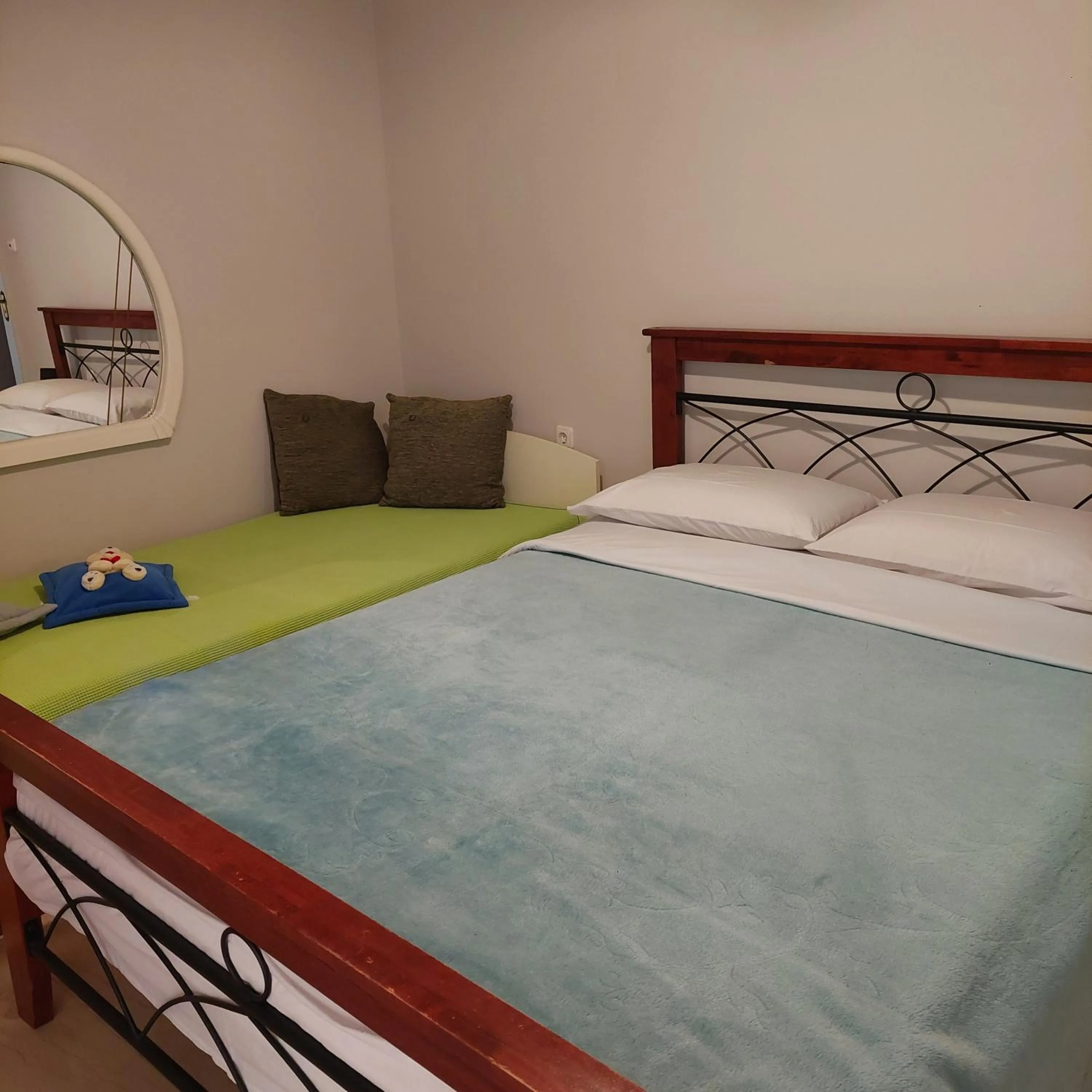 Bed in Family Apartment