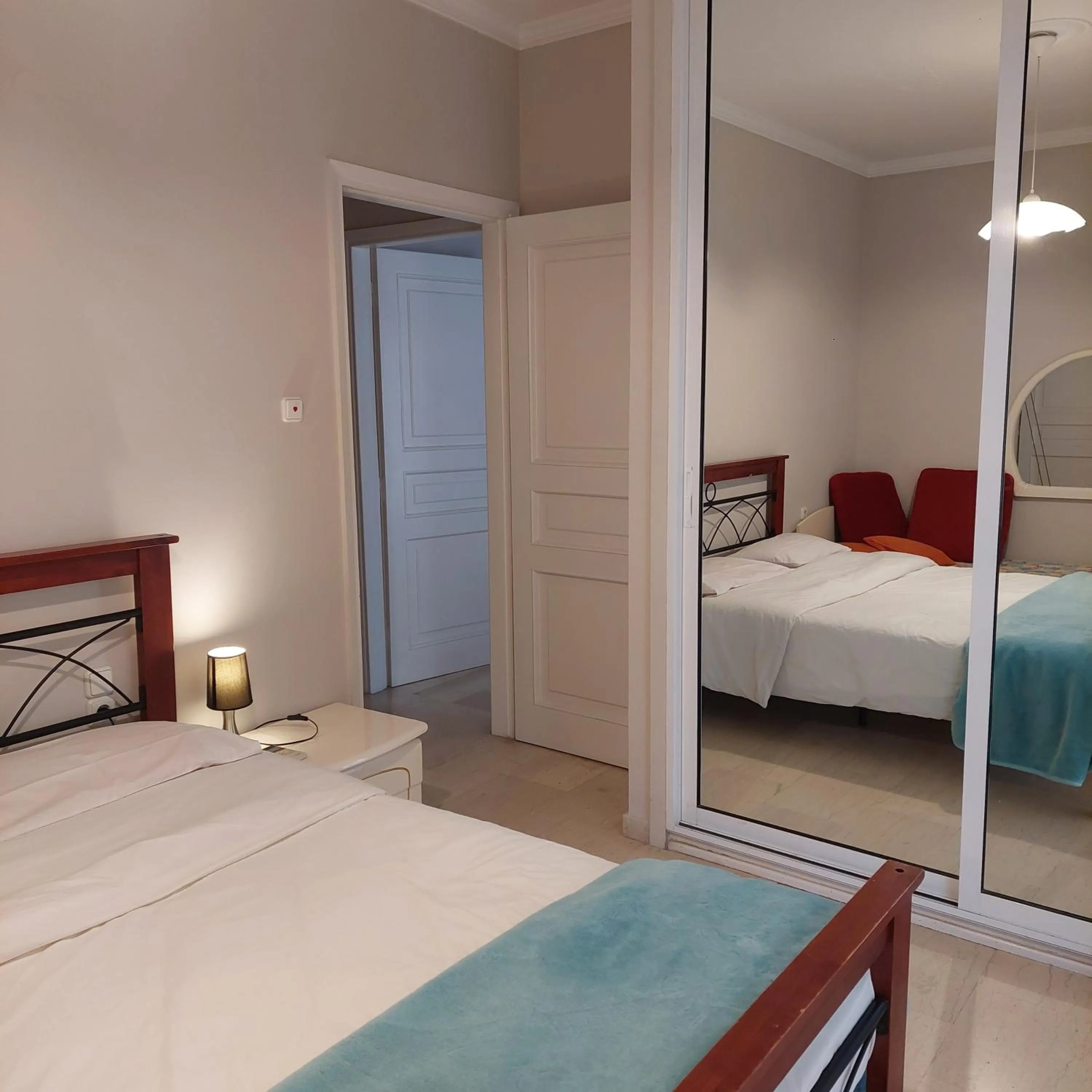 Bed in Family Apartment