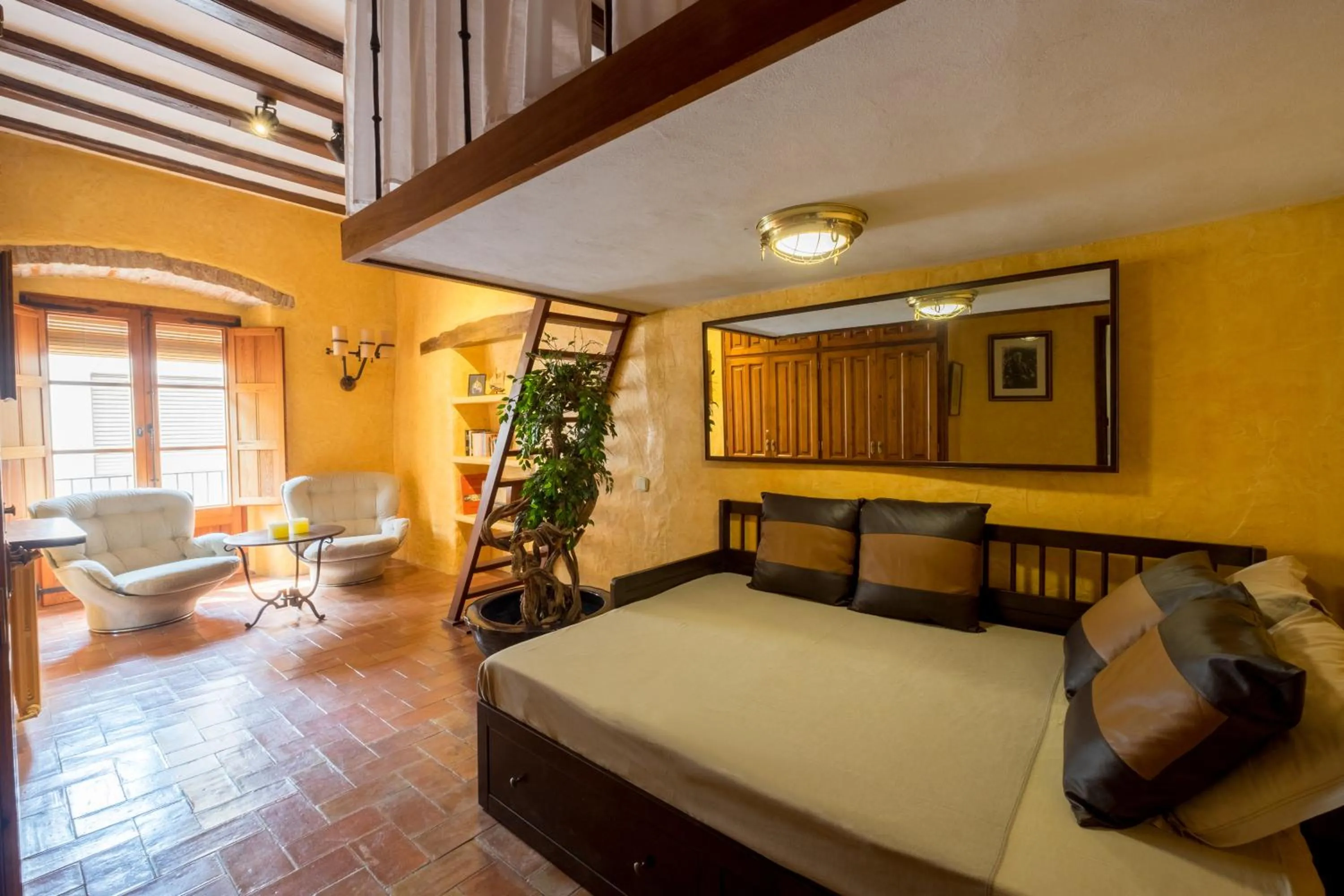 Bed in Can Felip Apartments