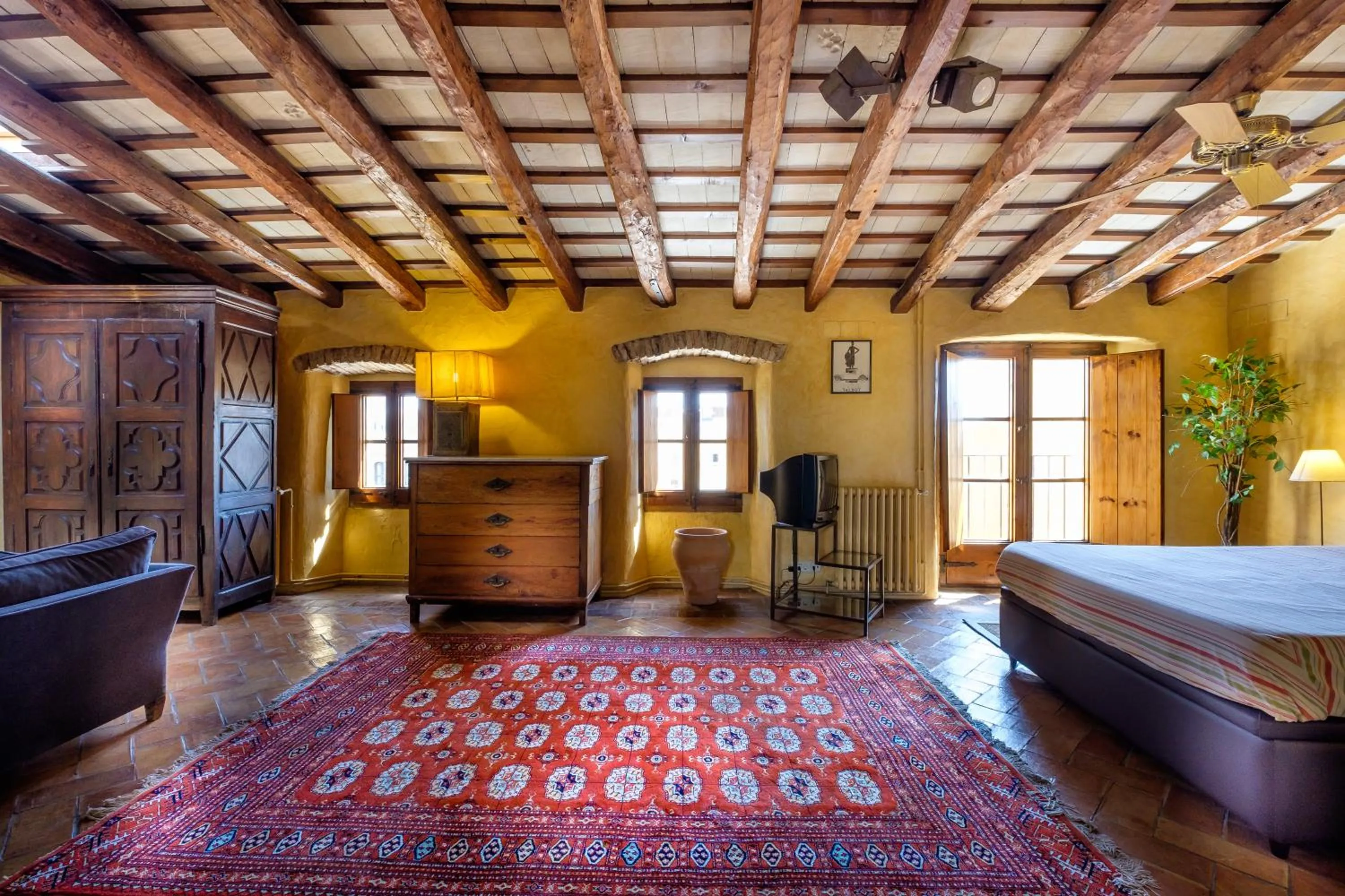 Bed in Can Felip Apartments