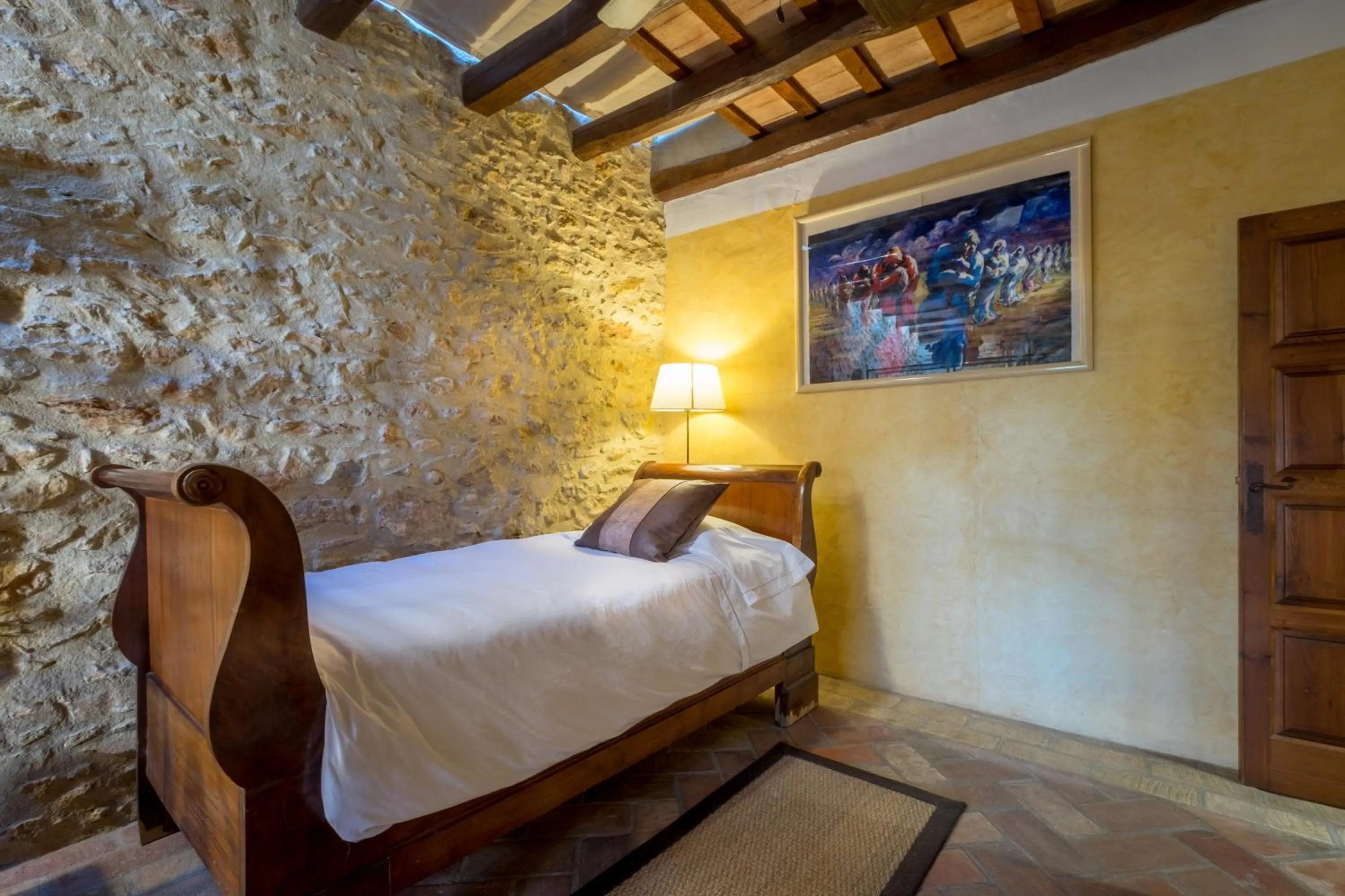 Bed in Can Felip Apartments