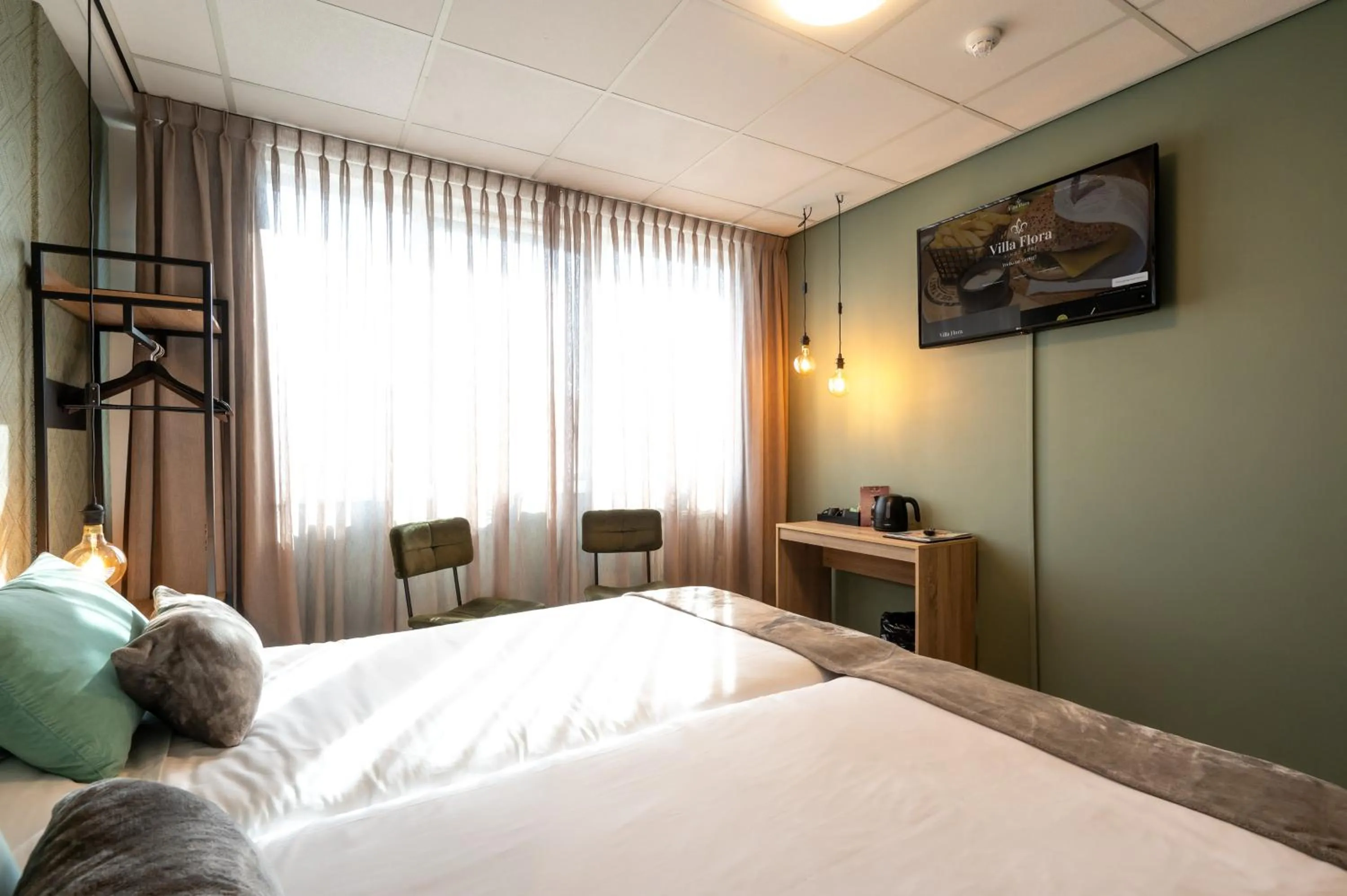 Bed in Hotel Villa Flora