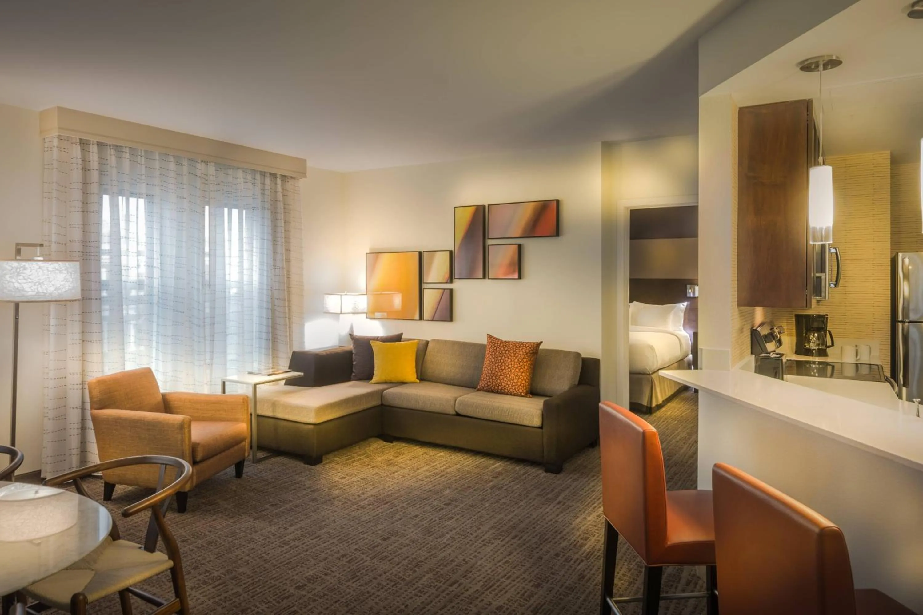 Living room in Residence Inn by Marriott Charlottesville Downtown