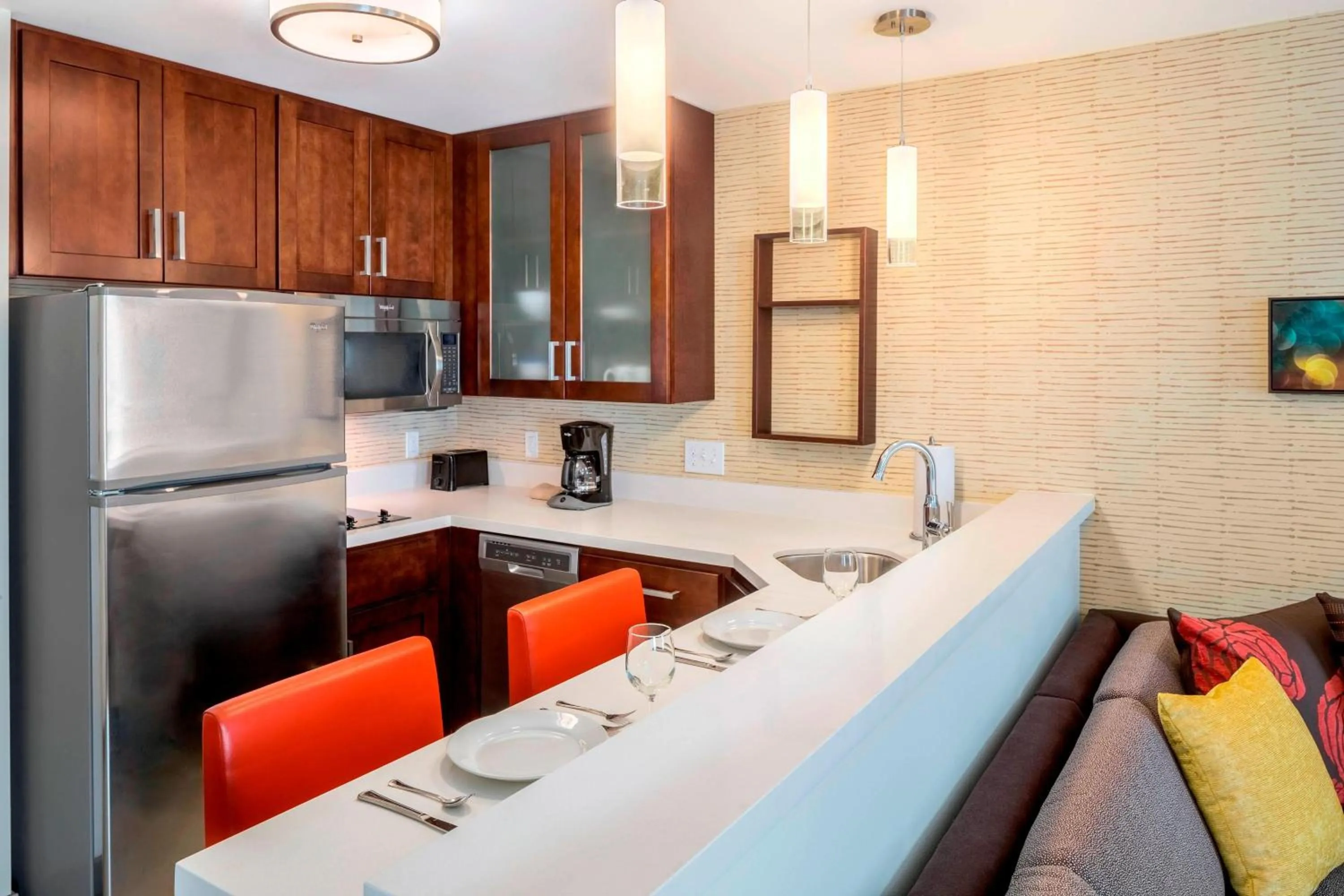 Kitchen or kitchenette in Residence Inn by Marriott Wheeling/St. Clairsville