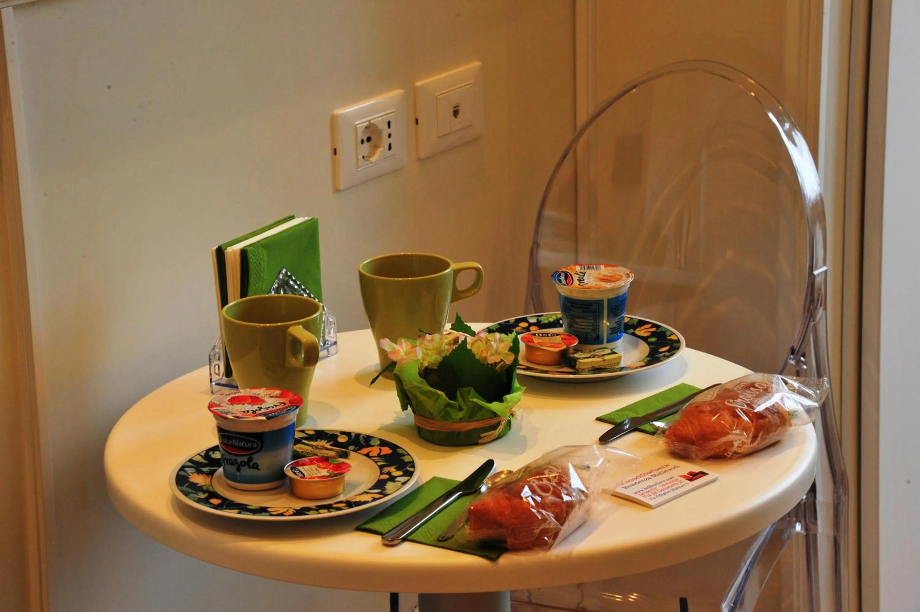 Food and drinks in Residenza Matteucci