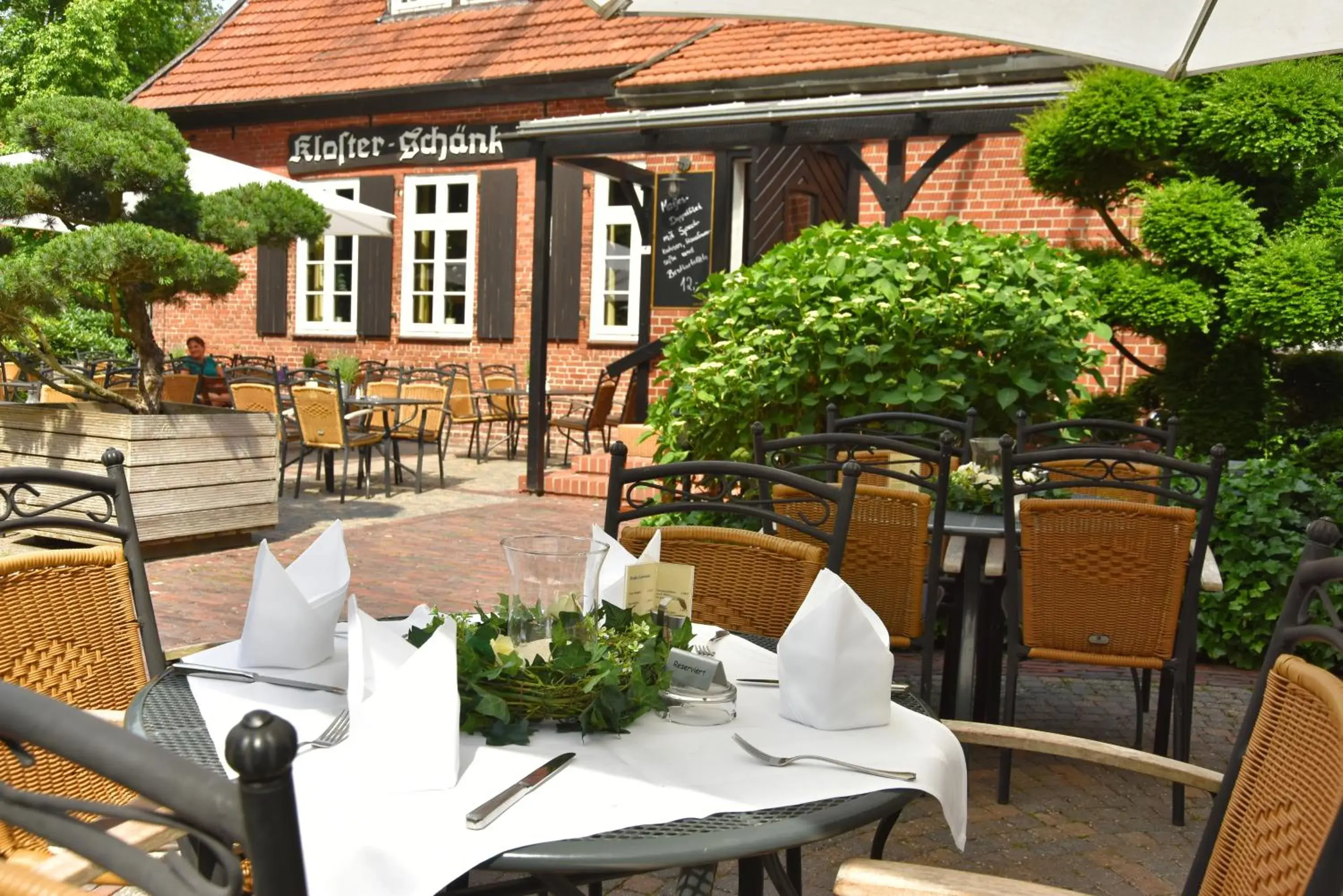 Double Room with Garden View - single occupancy in Klosterschänke Hude Hotel Ferienwohnungen Restaurant Café Double Room with Garden View - single occupancy in Klosterschänke Hude Hotel Ferienwohnungen Restaurant Café