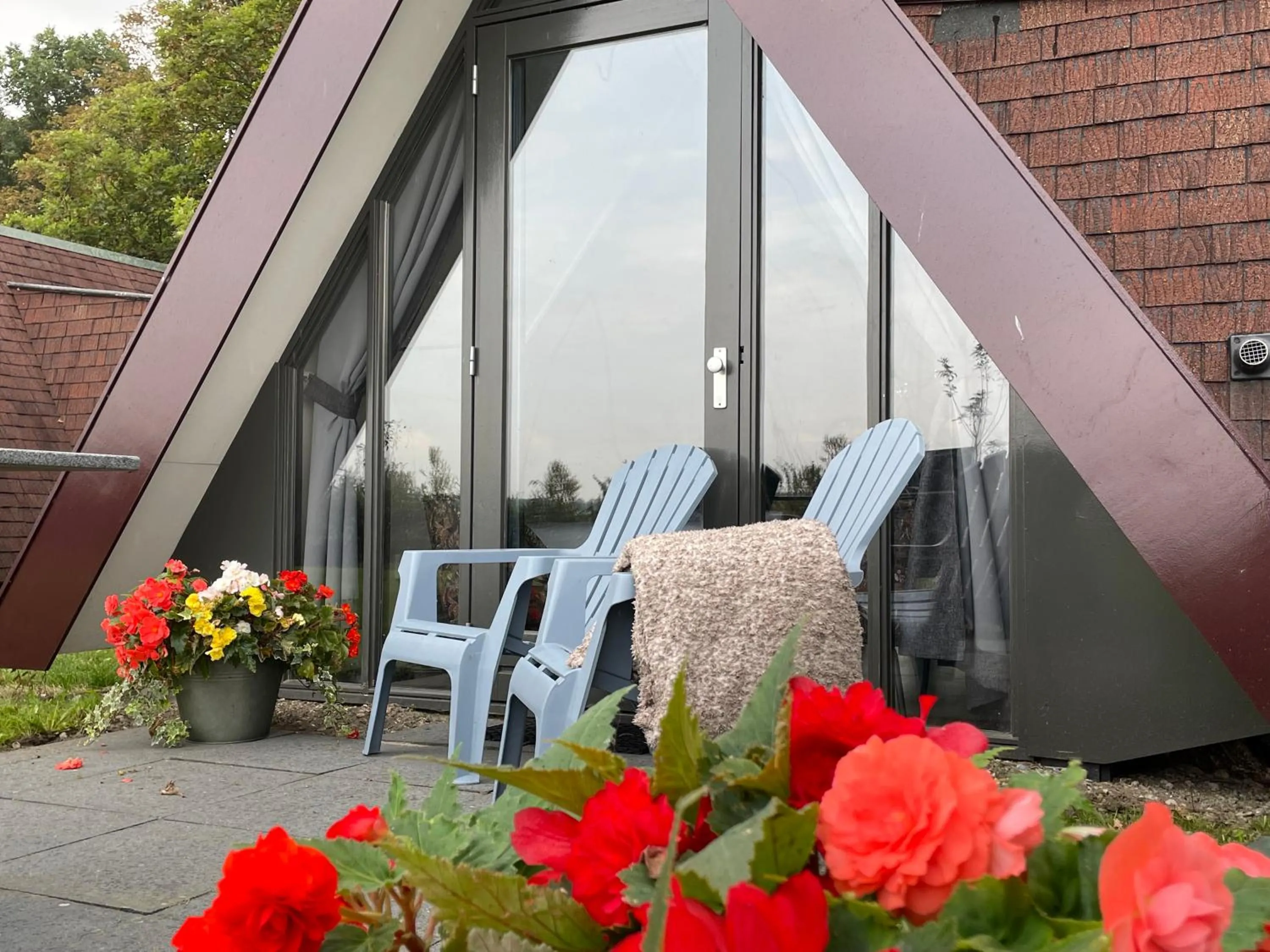 Patio in Hotelhuisjes Medemblik