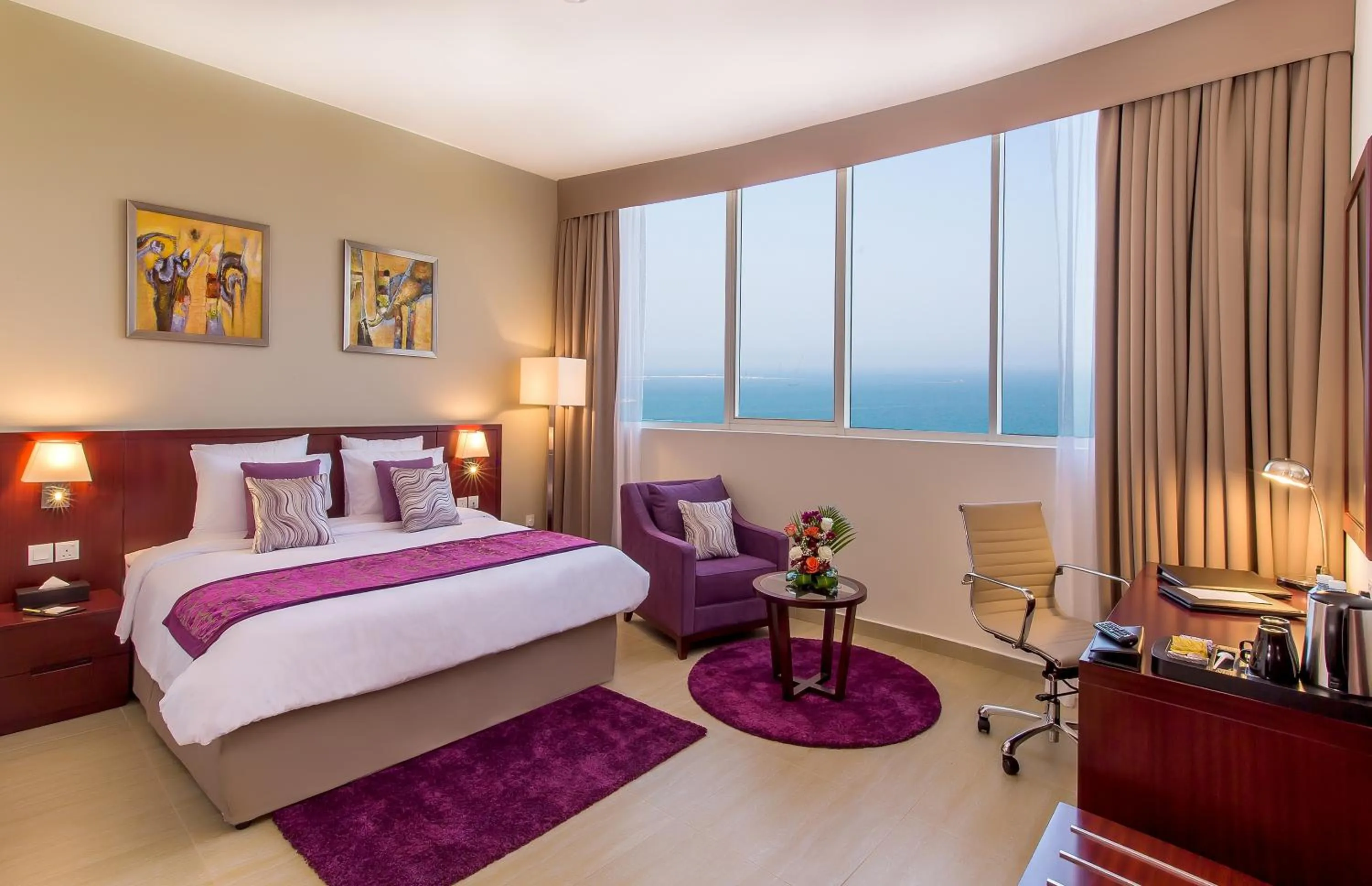 Bed in V Hotel Fujairah