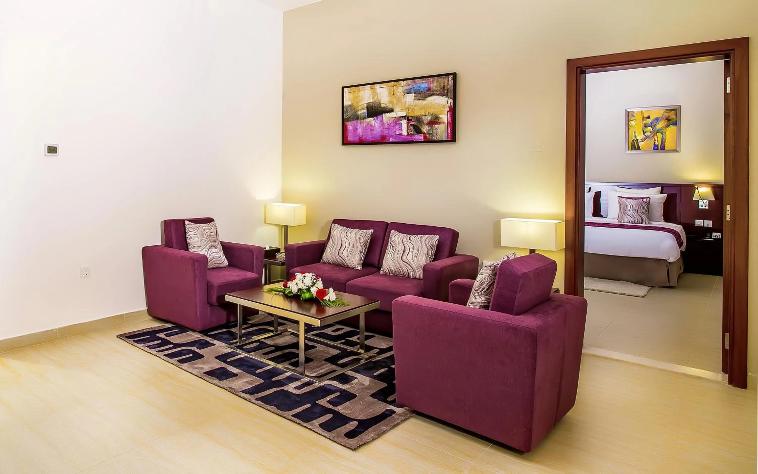 Living room in V Hotel Fujairah