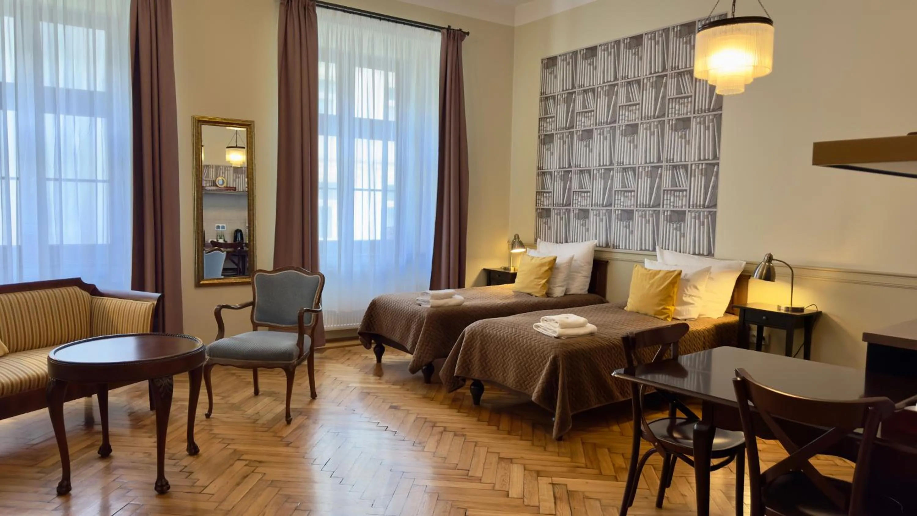 Bed in Scharffenberg Apartments Main Square