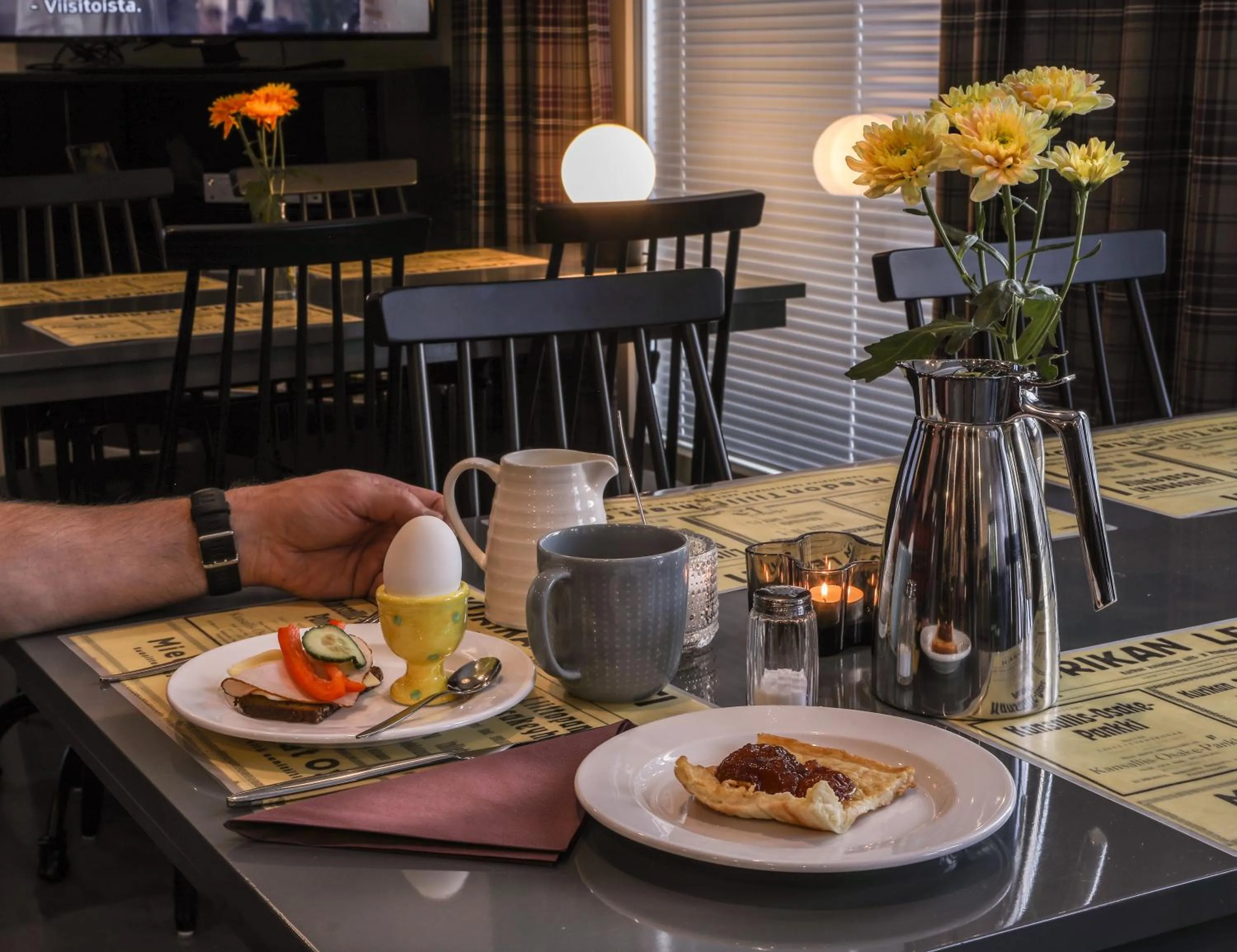 Breakfast in Hotelli HiljaHelena