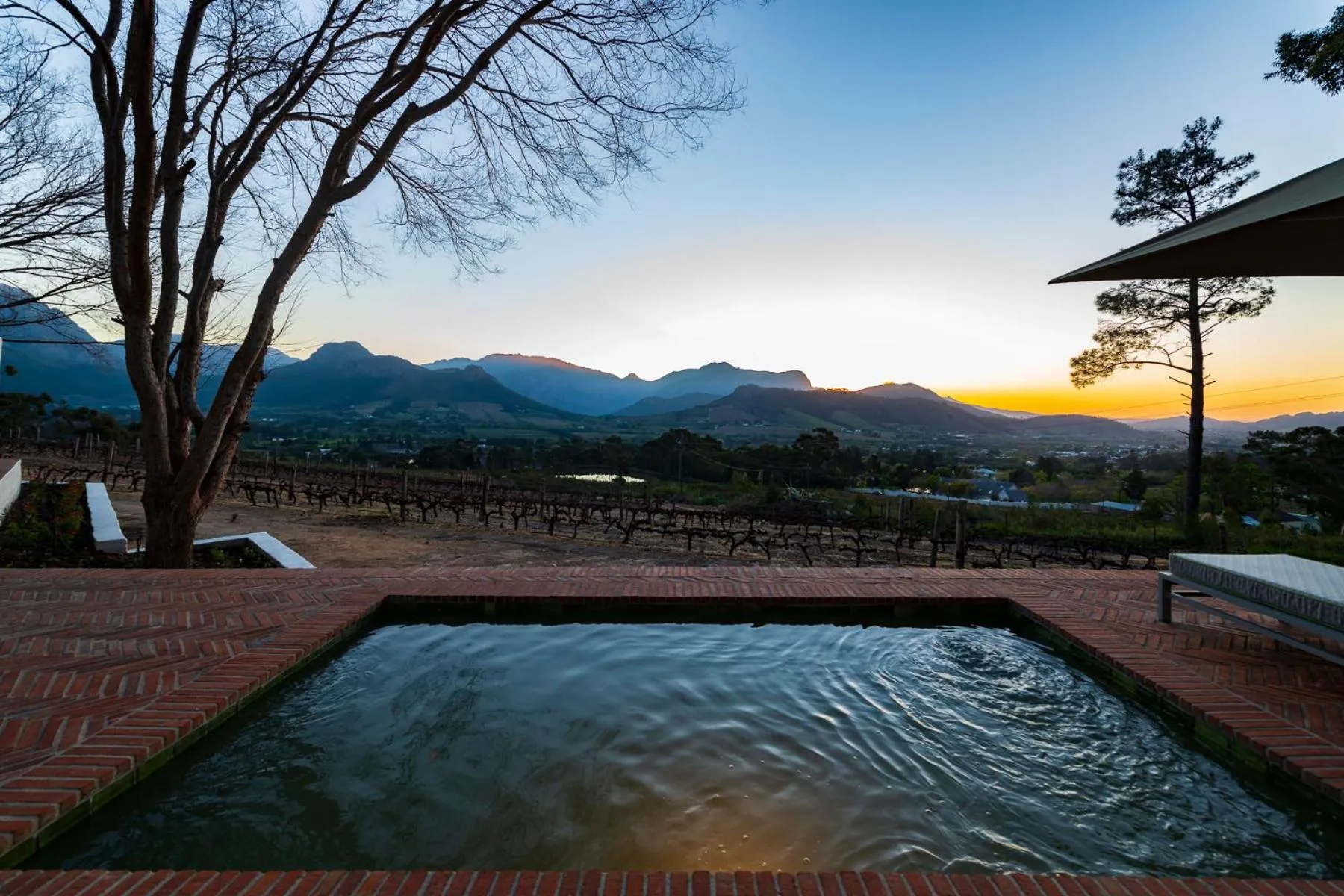 Natural landscape in La Petite Ferme