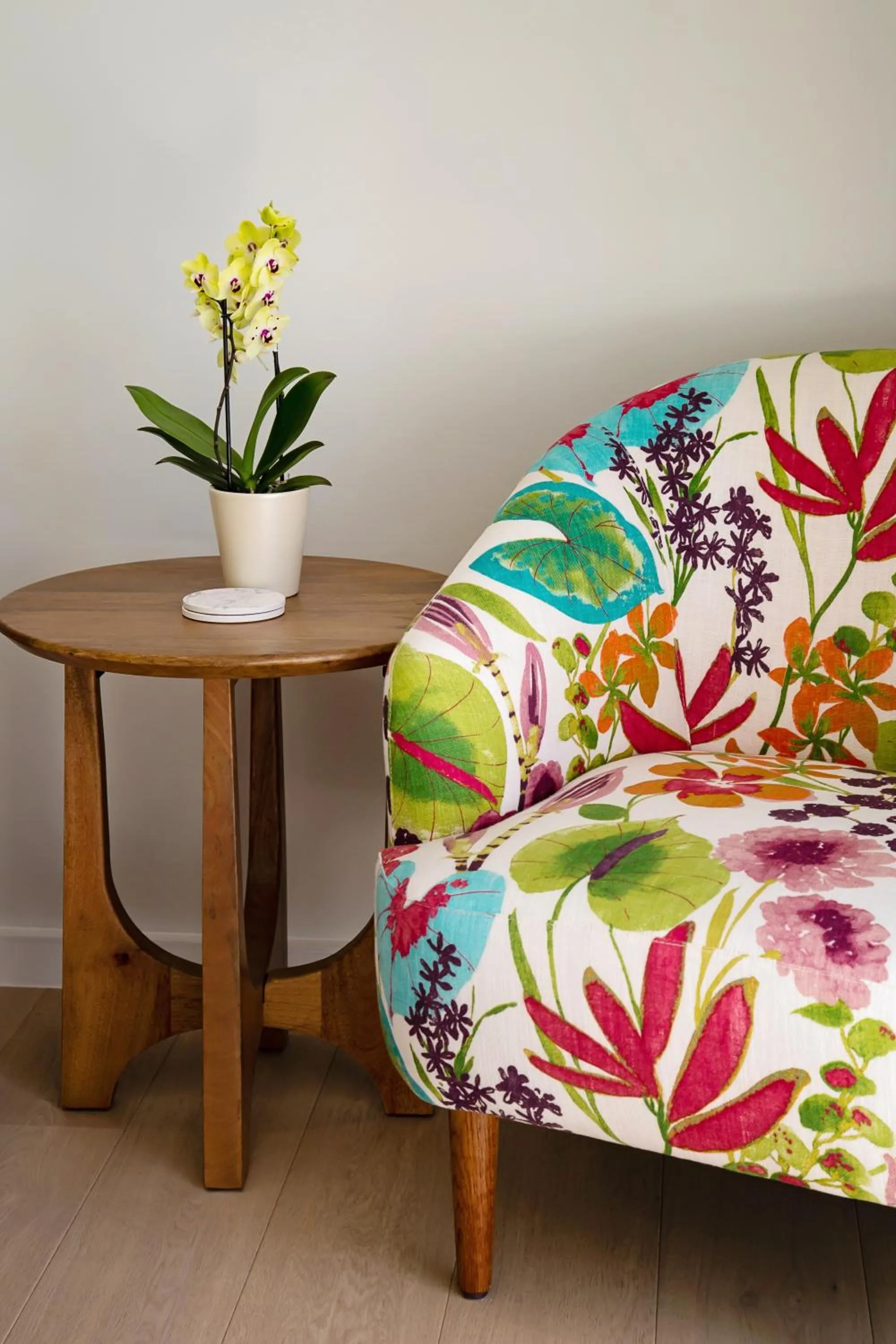 Seating area in La Petite Ferme