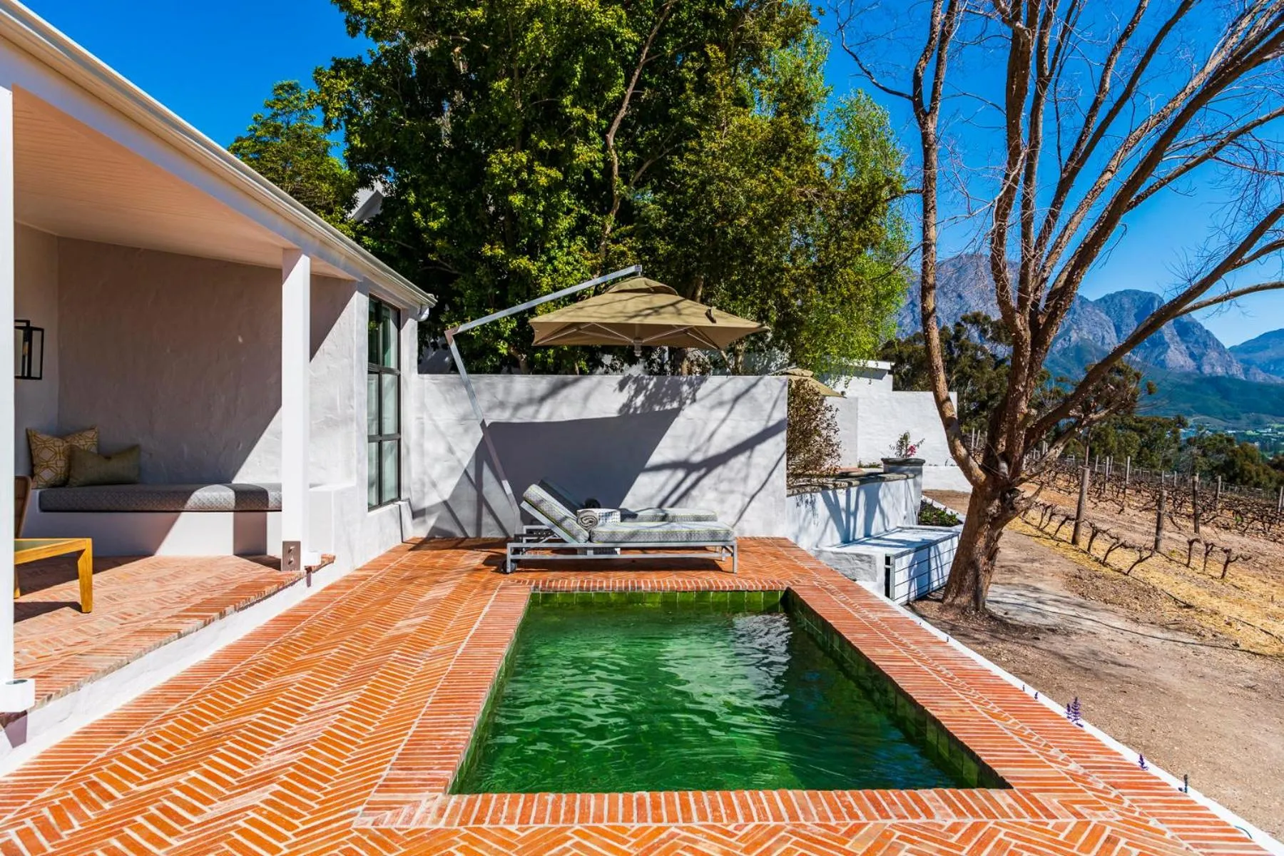 Patio in La Petite Ferme