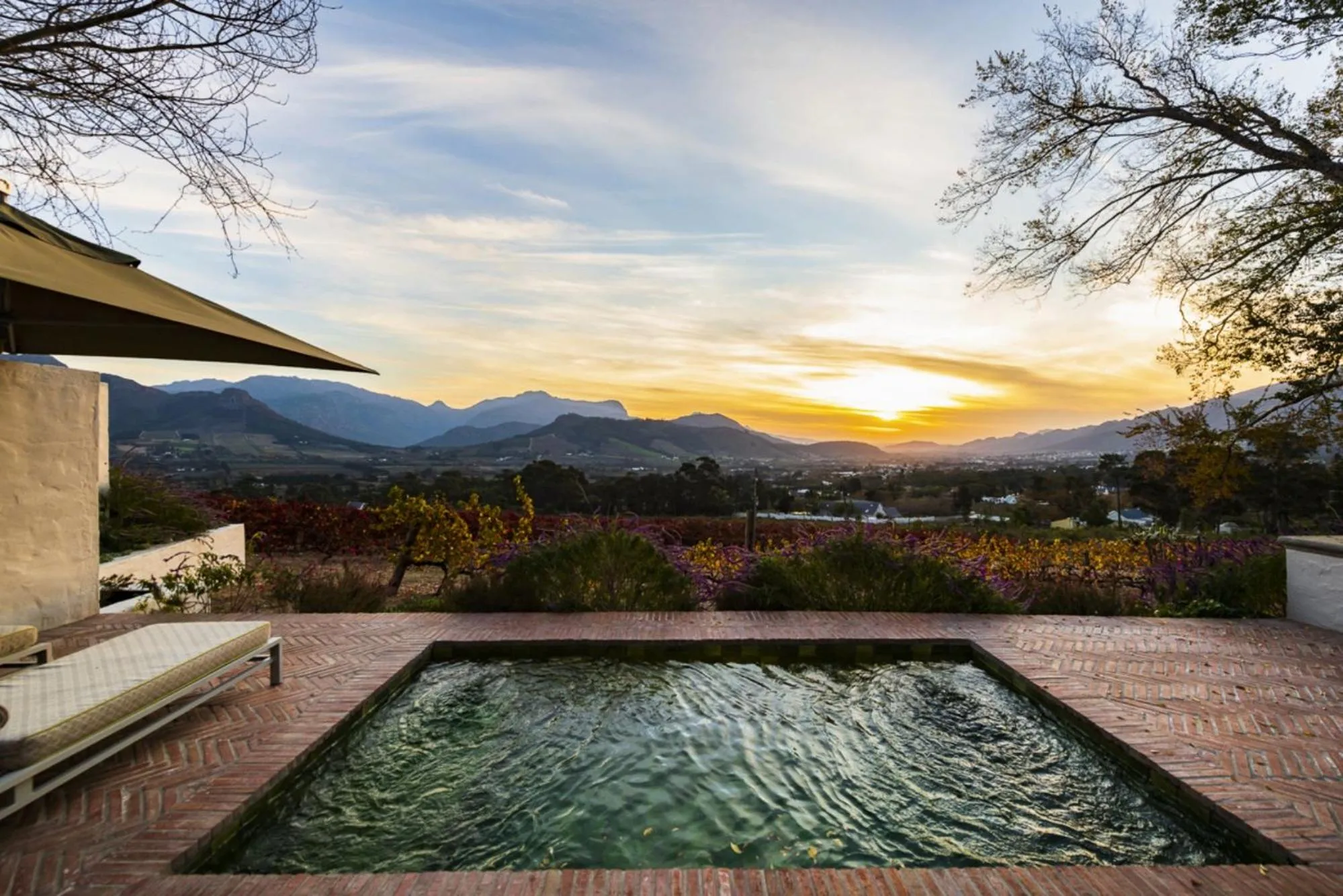Natural landscape in La Petite Ferme