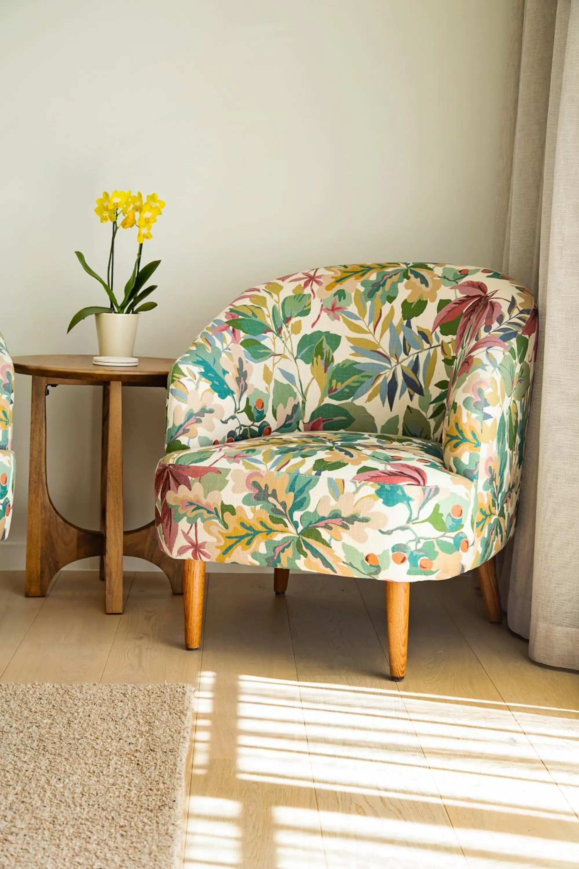 Seating area in La Petite Ferme