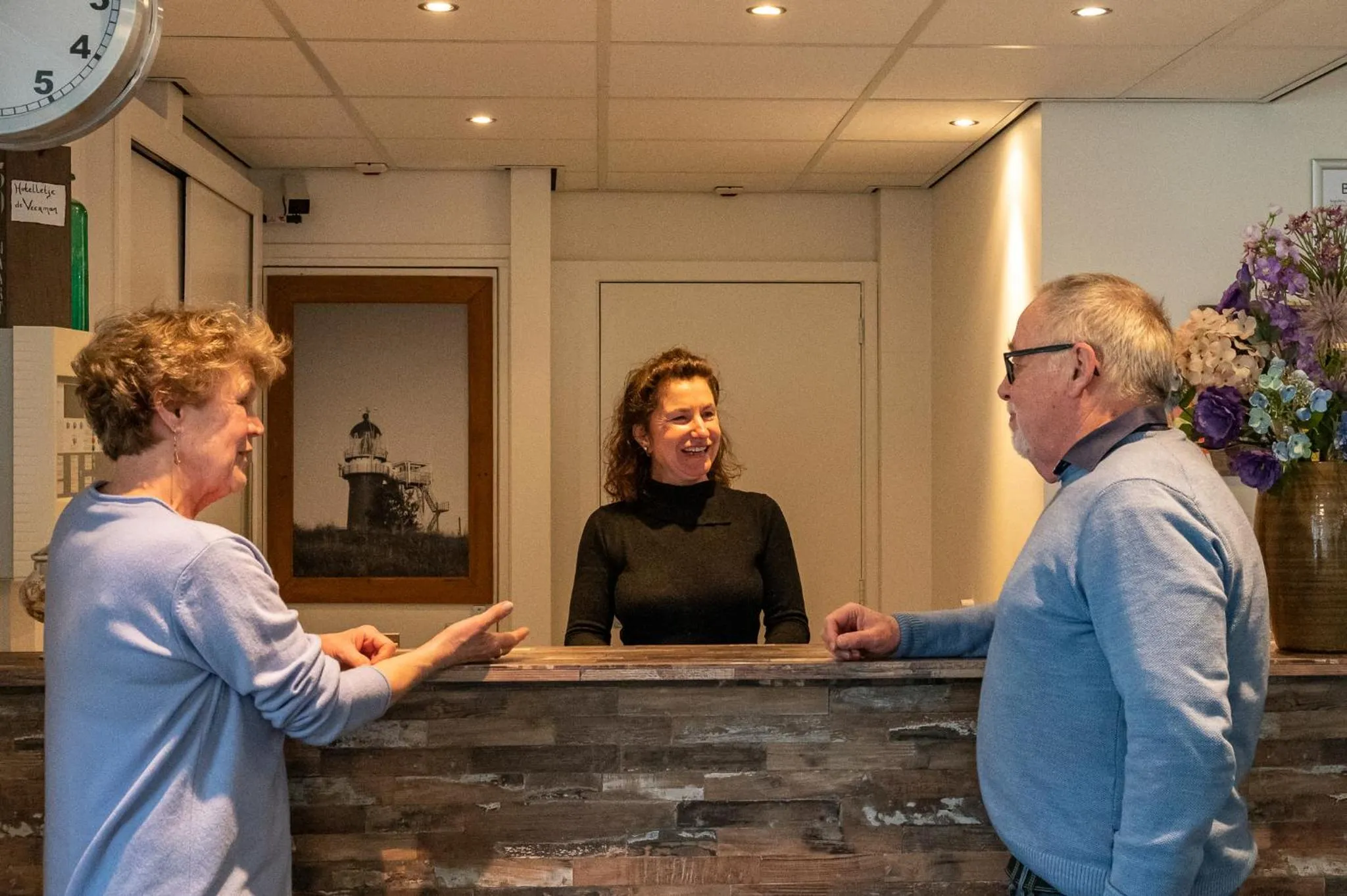 Lobby or reception in Hotelletje de Veerman