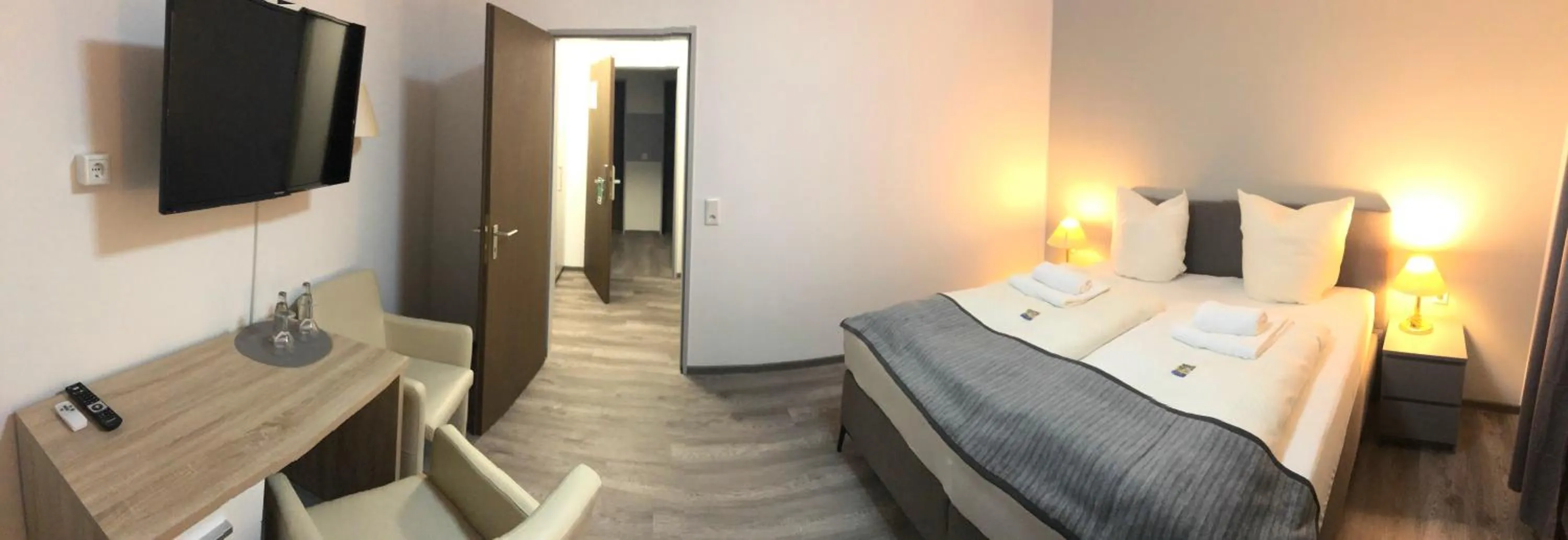 Bed in Hotel Bad Driburg