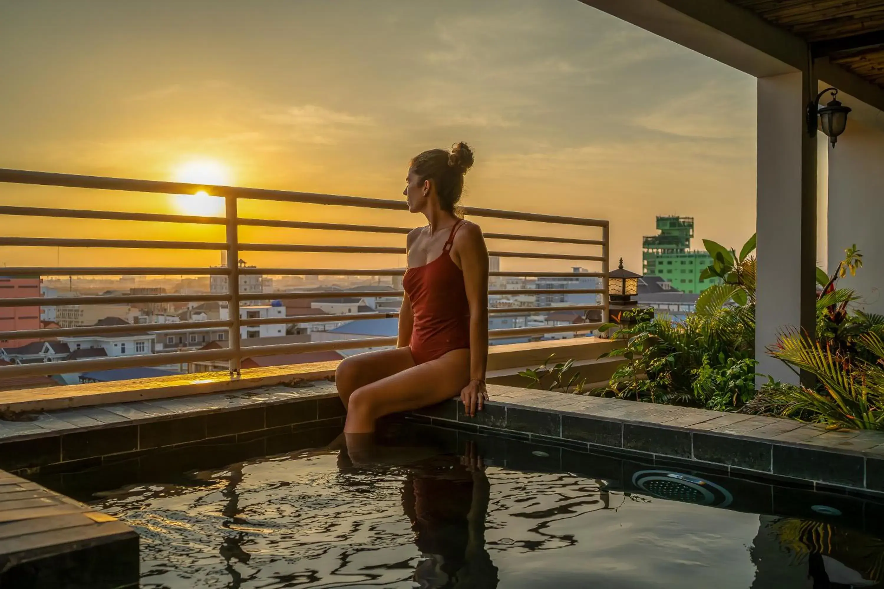 Swimming pool in La Belle Residence Swimming pool in La Belle Residence
