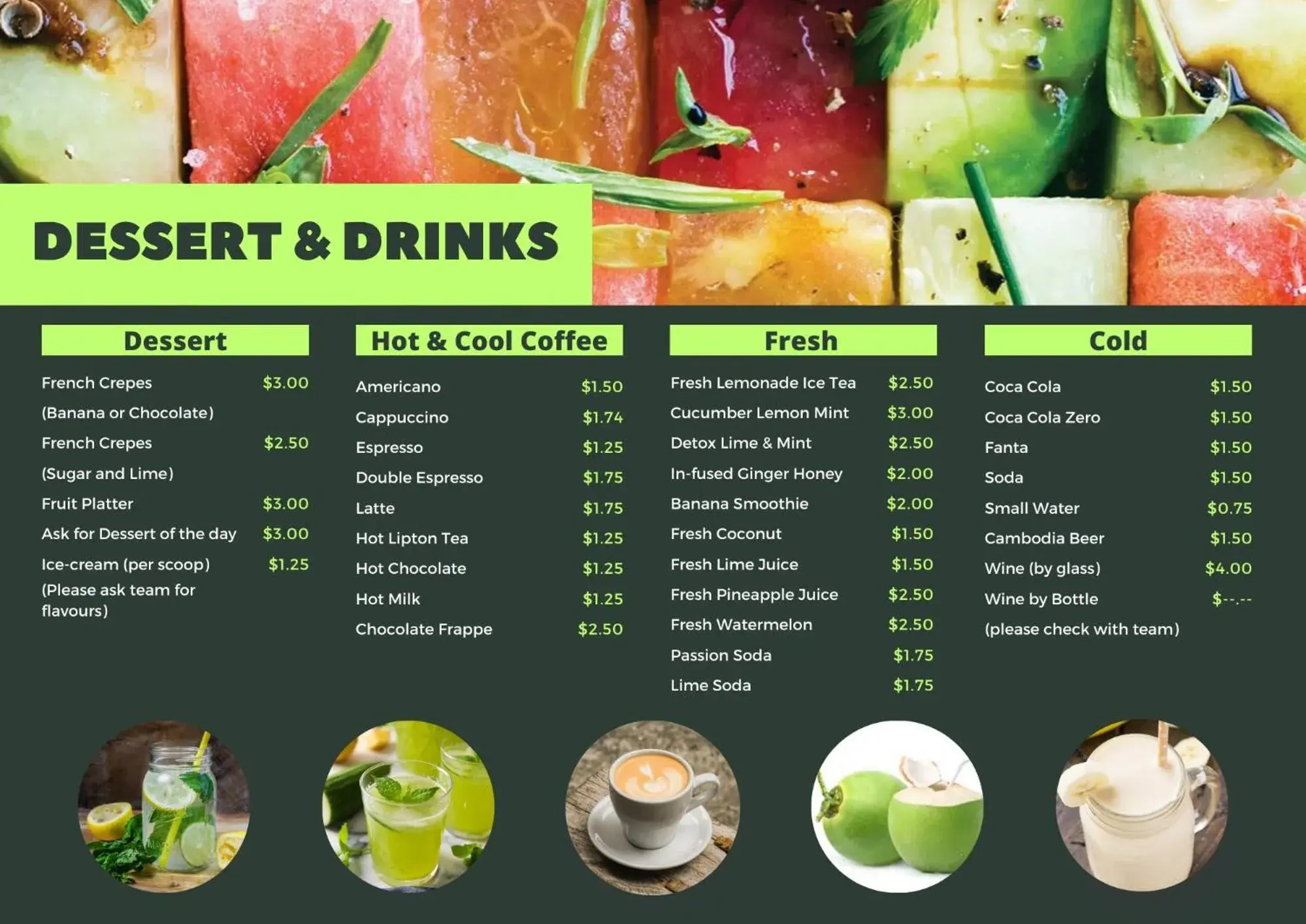 Restaurant/places to eat in La Belle Residence Restaurant/places to eat in La Belle Residence