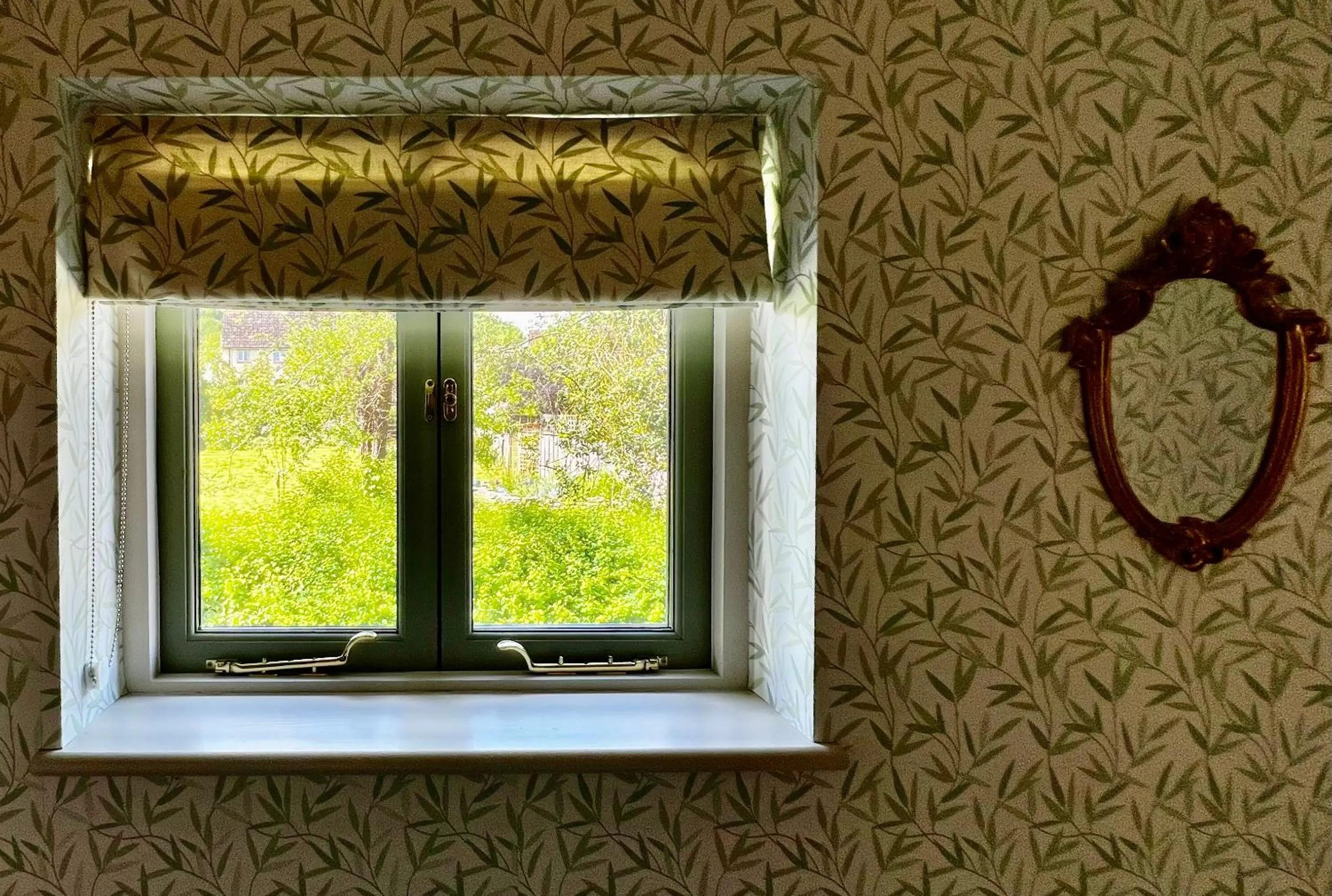 Garden view in Notley Arms Inn Exmoor National Park