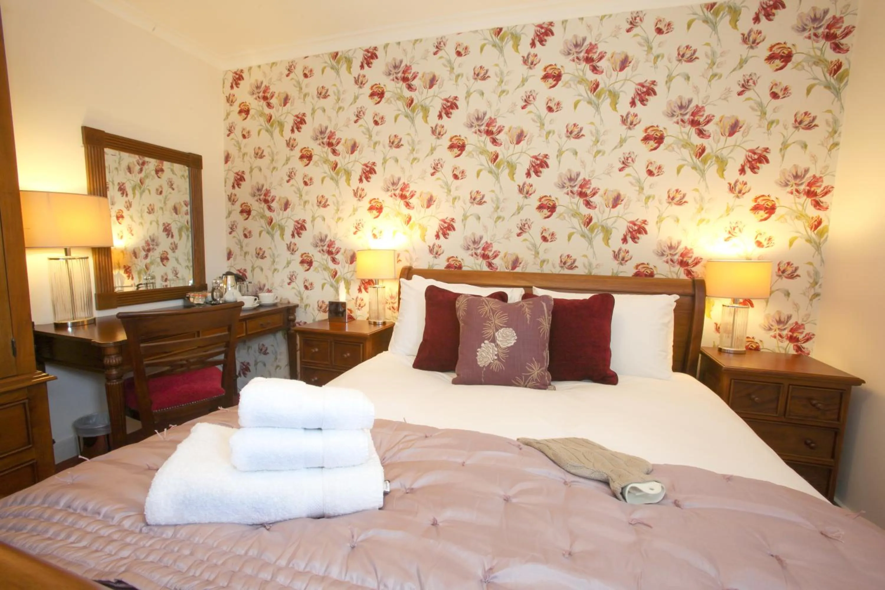Bedroom, Bed in Notley Arms Inn Exmoor National Park