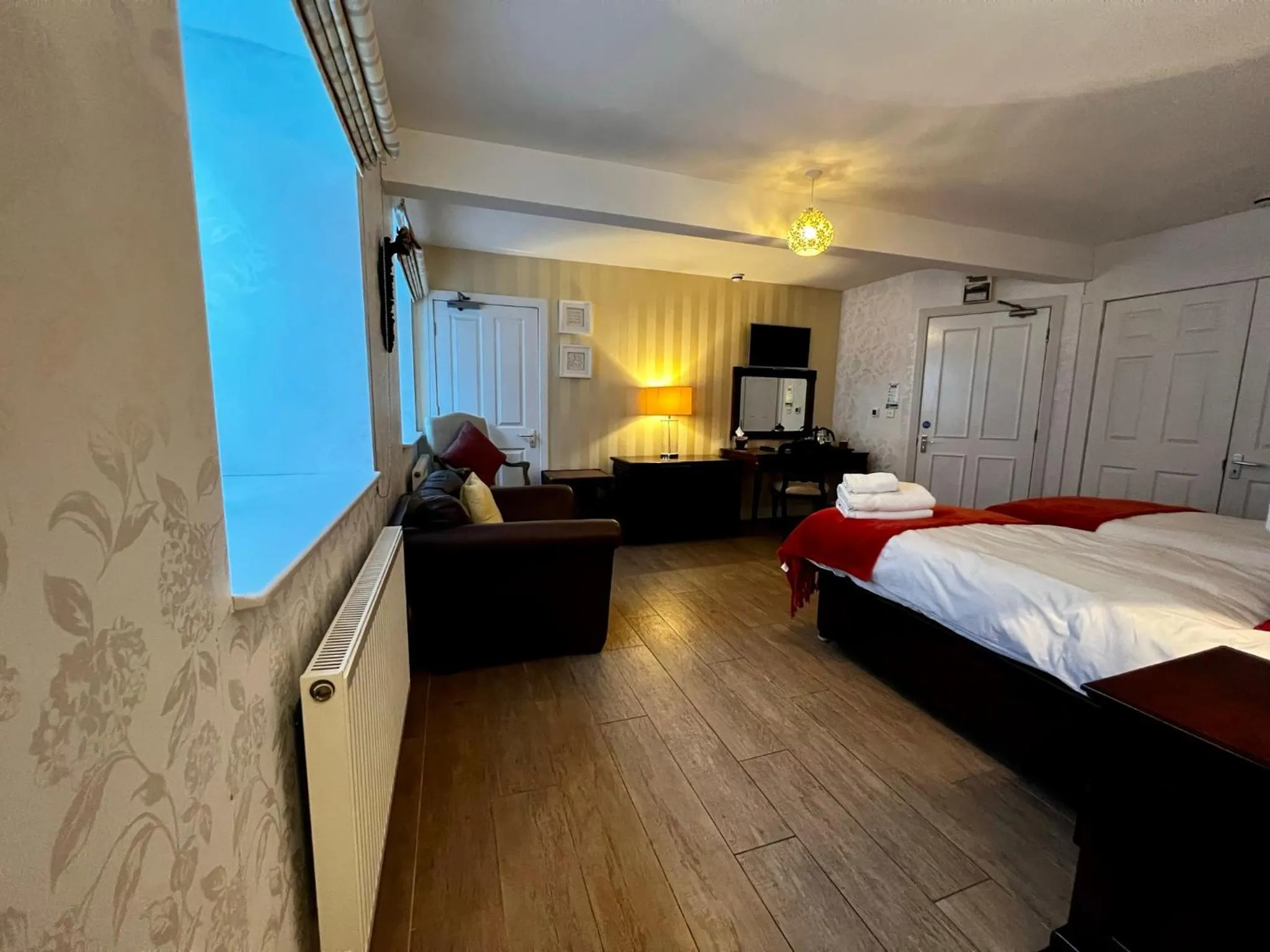 Bedroom, Bed in Notley Arms Inn Exmoor National Park