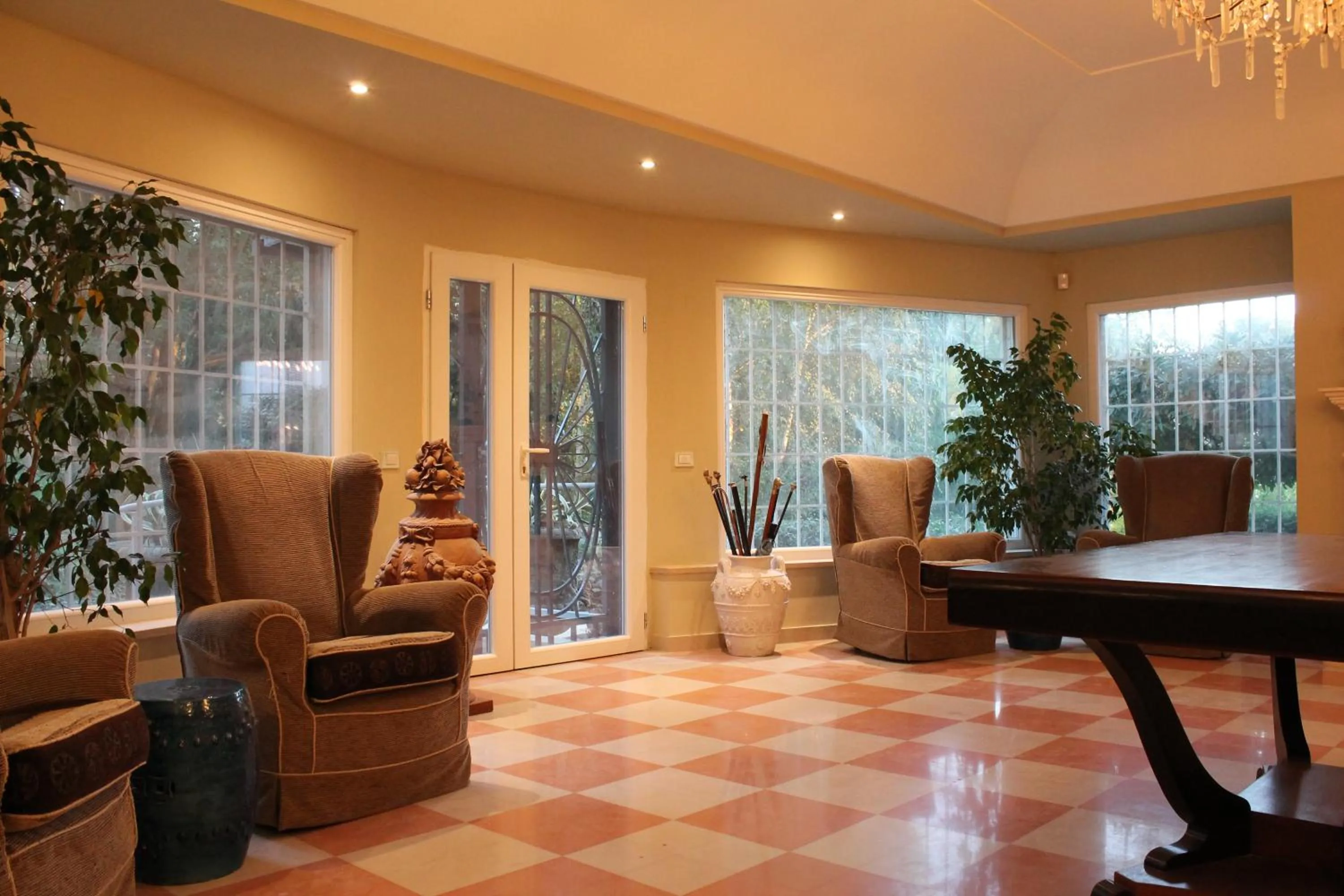 Lobby or reception in Villa Abbamer