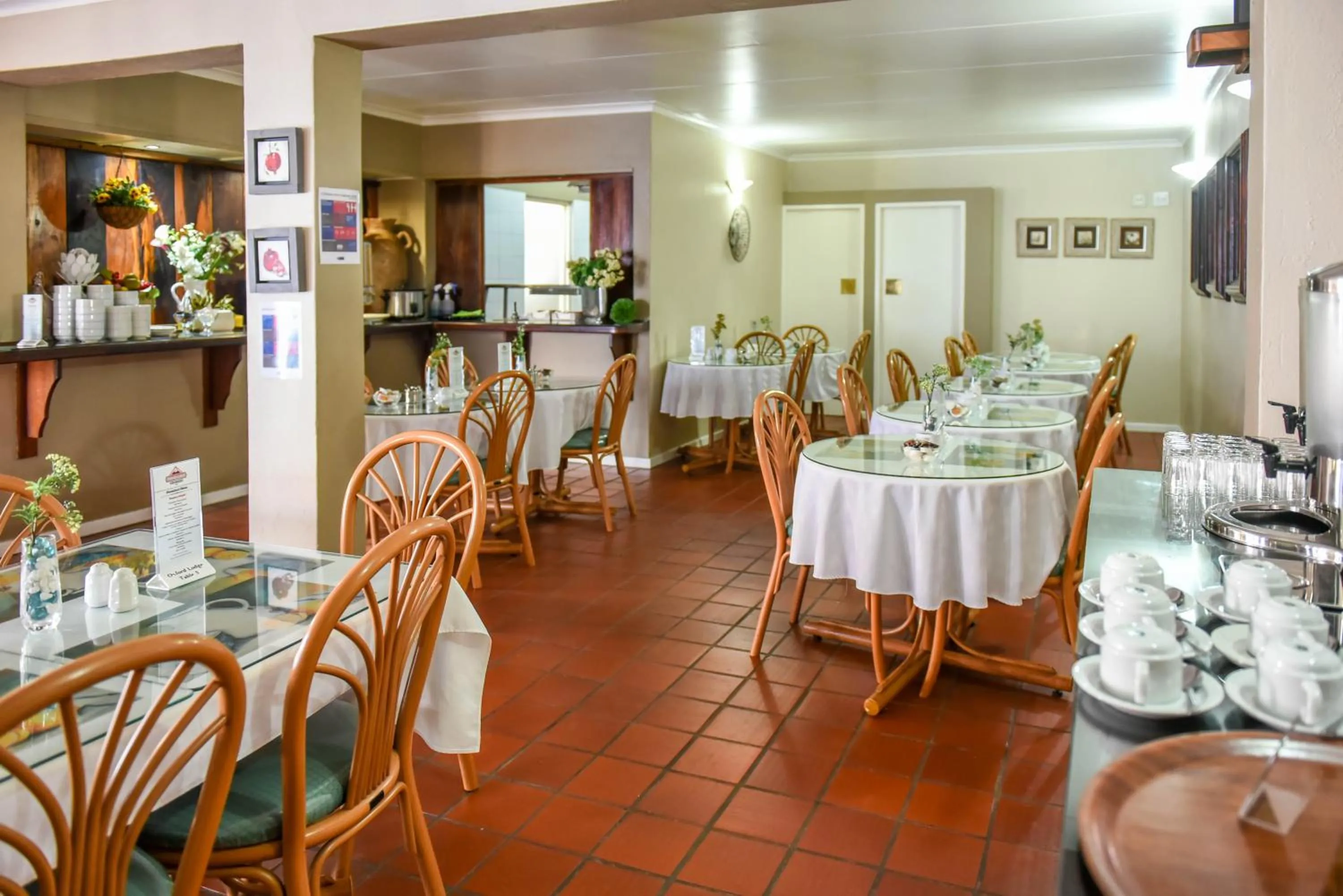 Restaurant/places to eat in Oxford Lodge Vryheid