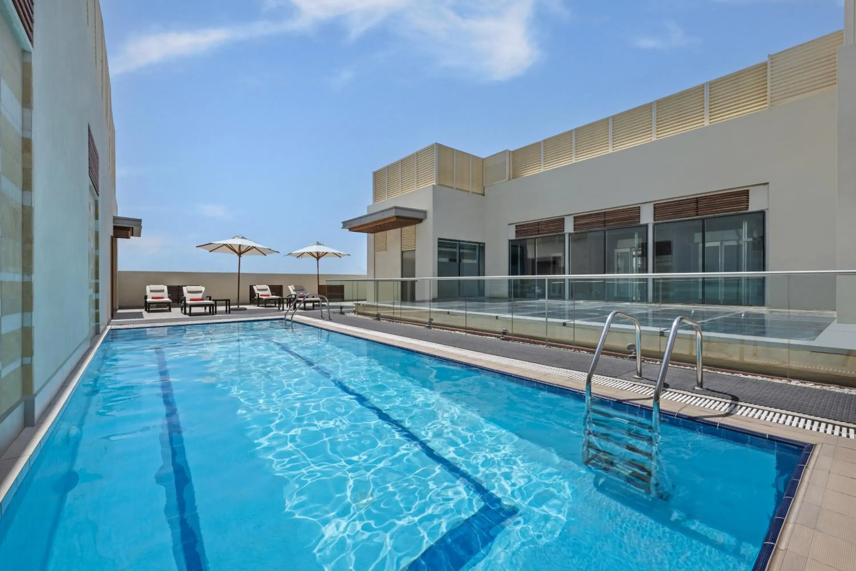 Pool view in Centro Capital Doha - By Rotana Pool view in Centro Capital Doha - By Rotana