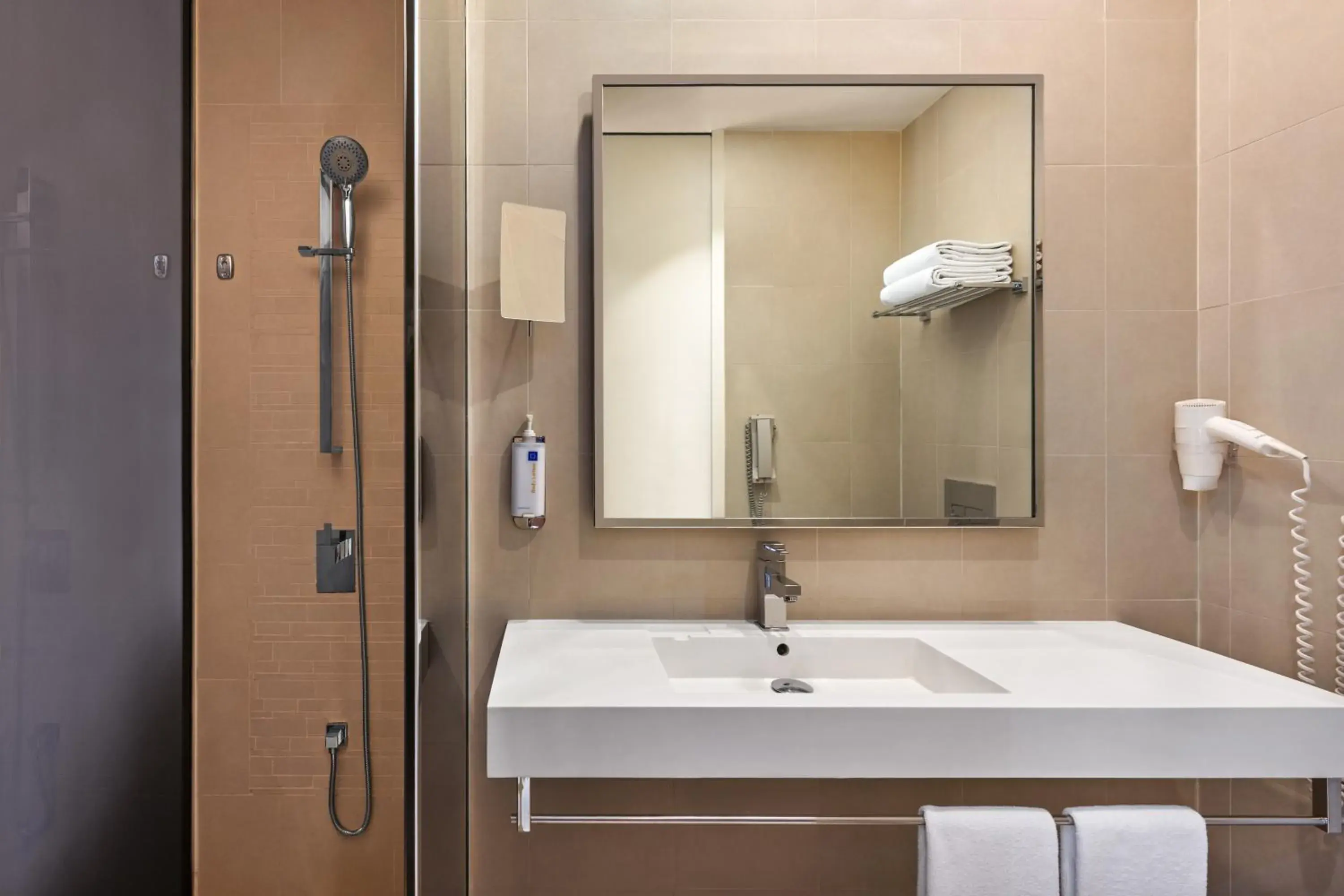 Bathroom in Centro Capital Doha - By Rotana Bathroom in Centro Capital Doha - By Rotana
