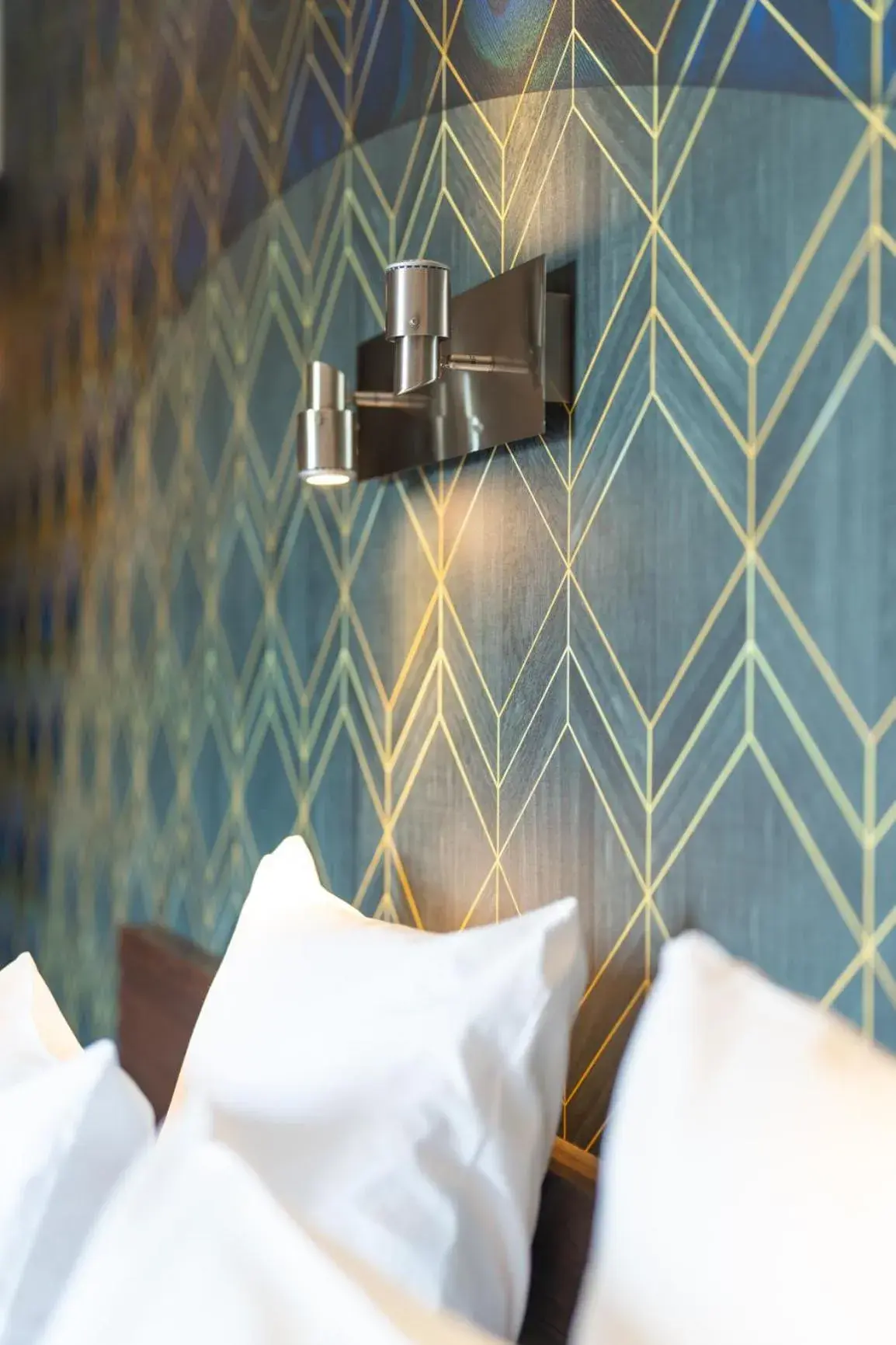 Decorative detail, Bed in Hampshire Hotel - Delft Centre Decorative detail, Bed in Hampshire Hotel - Delft Centre