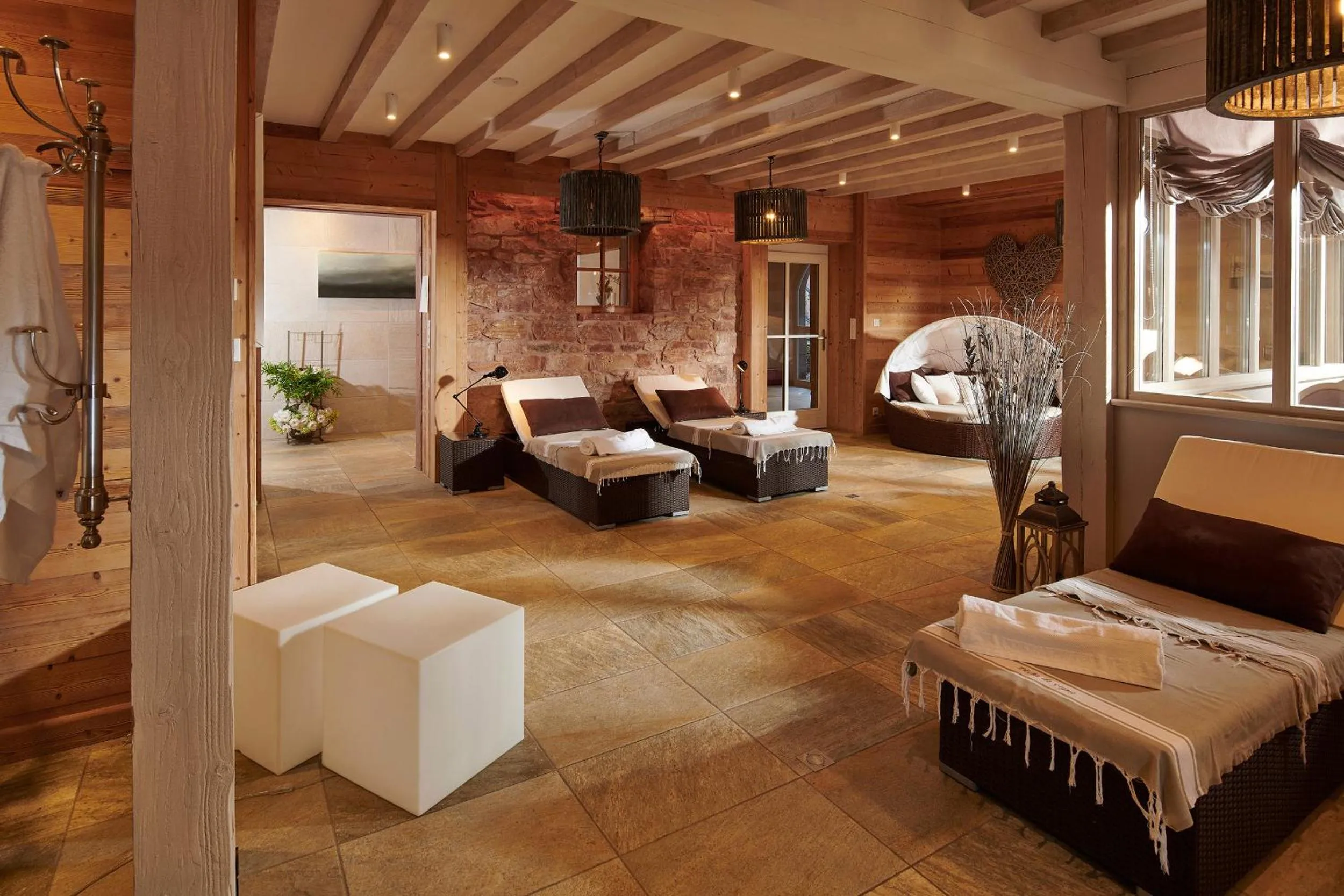 Spa and wellness centre/facilities in Pêche de Vigne & Spa