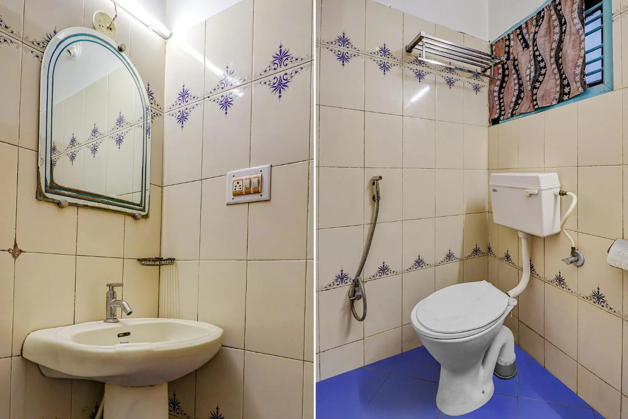 Bathroom in FabHotel Shivaals Residency - Rajajinagar