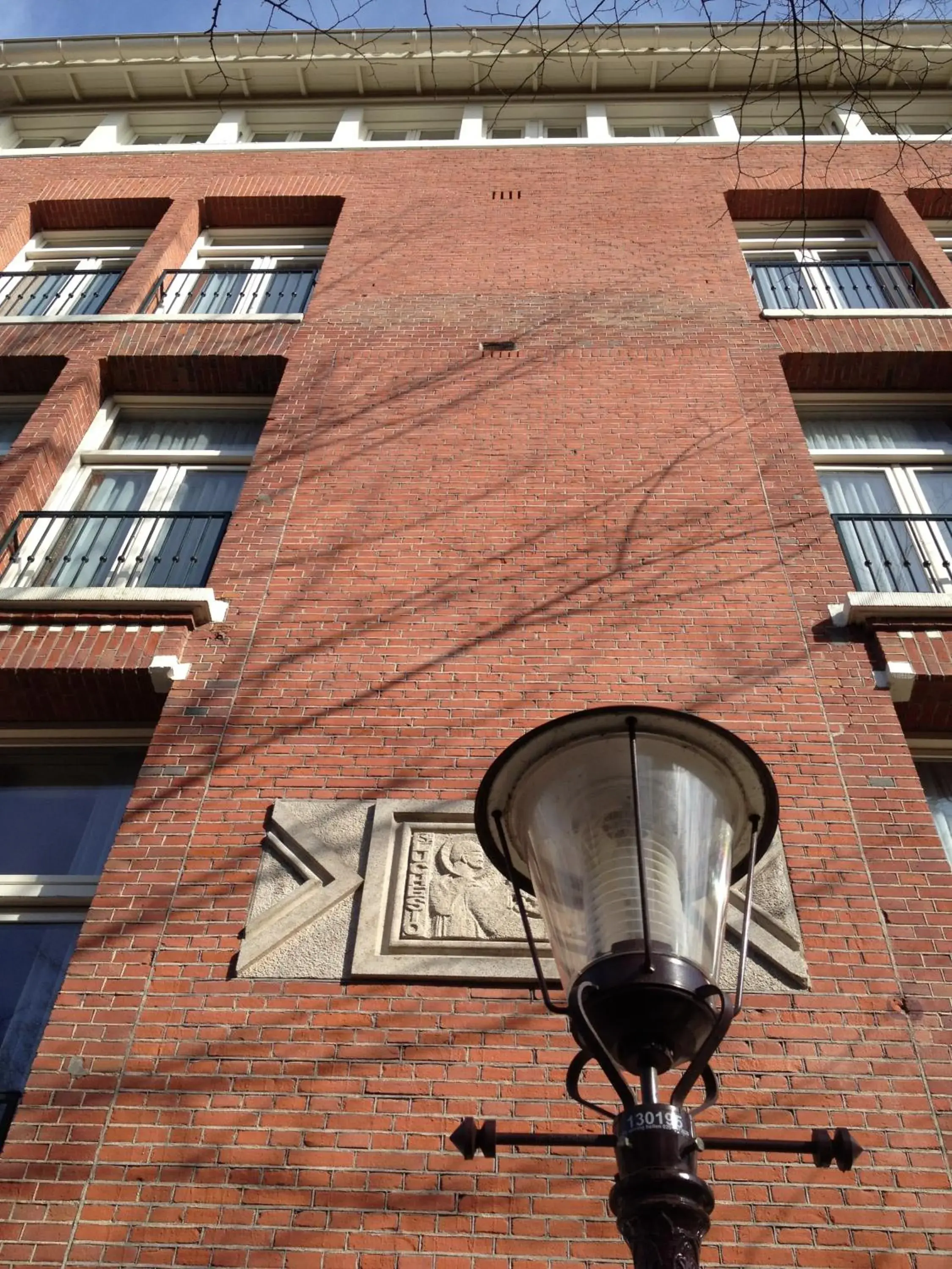 Facade/entrance in Dutch Design Hotel Vondelpark Facade/entrance in Dutch Design Hotel Vondelpark