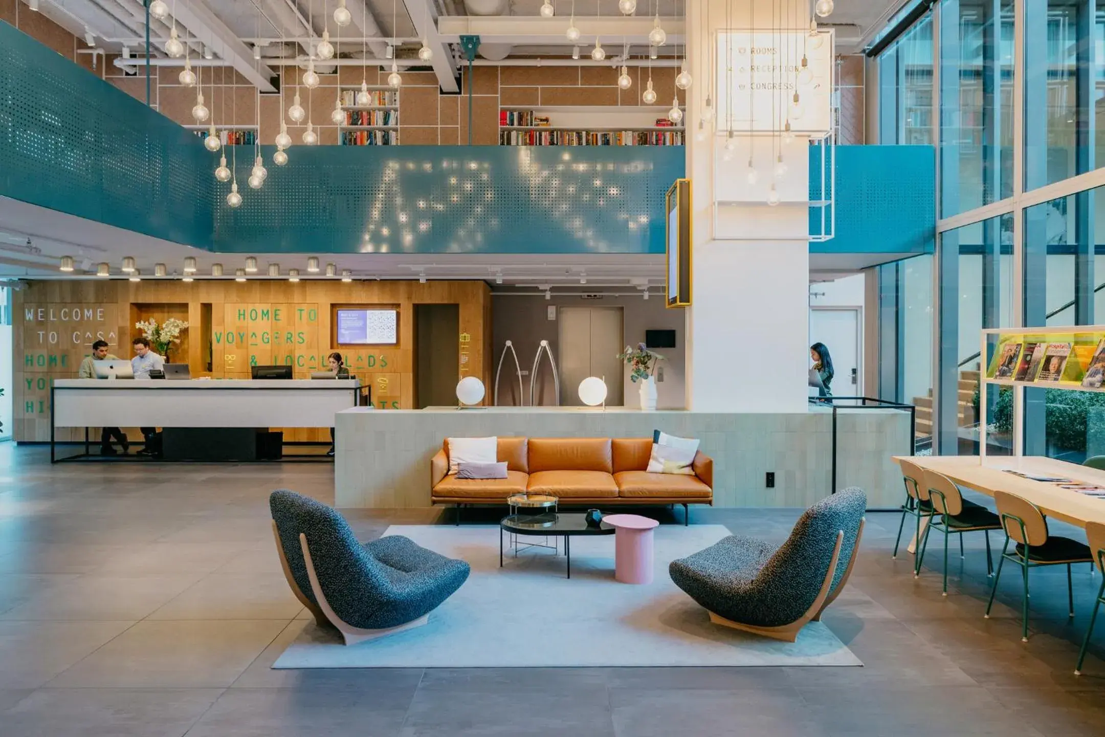 Living room in Hotel Casa Amsterdam Living room in Hotel Casa Amsterdam