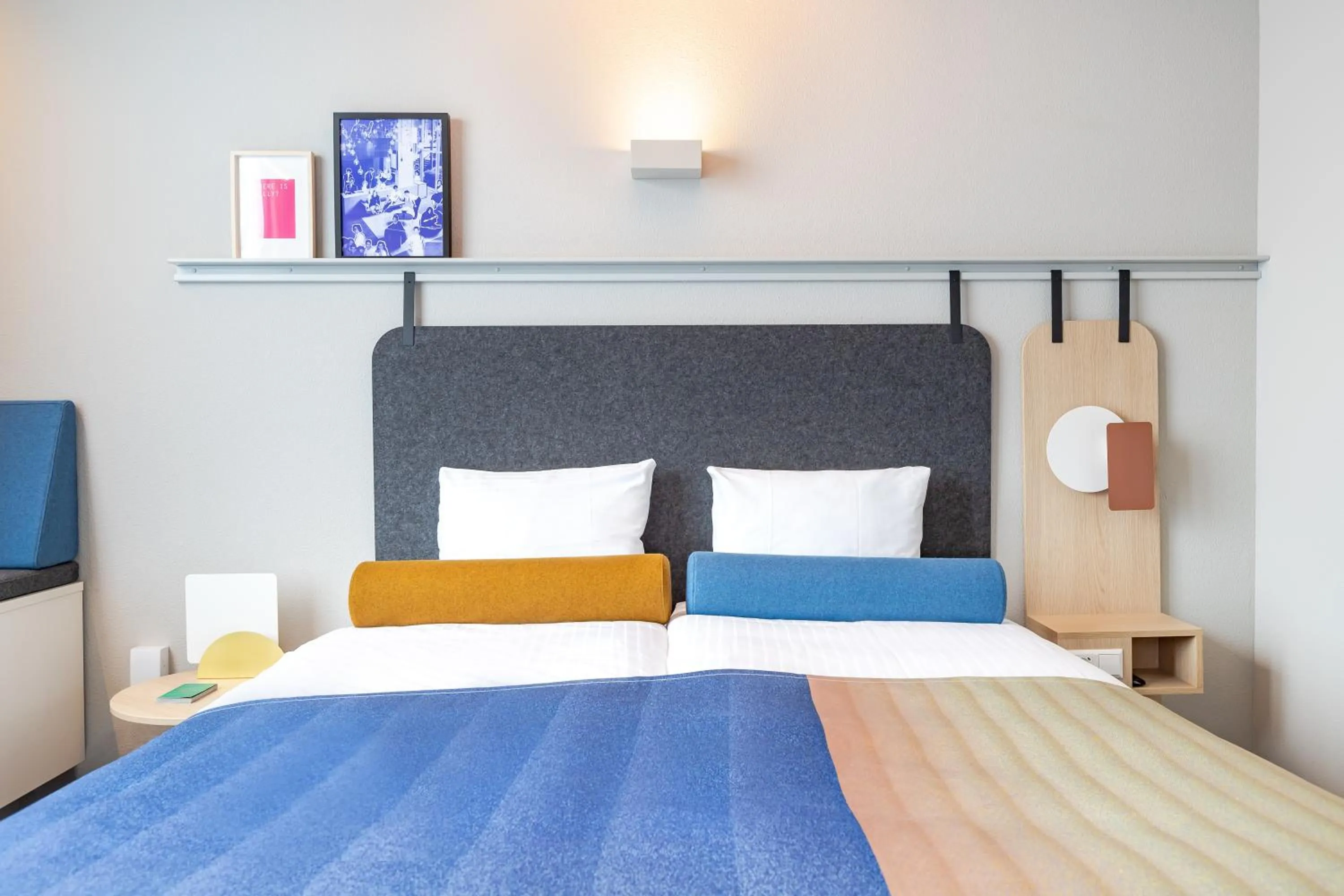 Bed in Hotel Casa Amsterdam