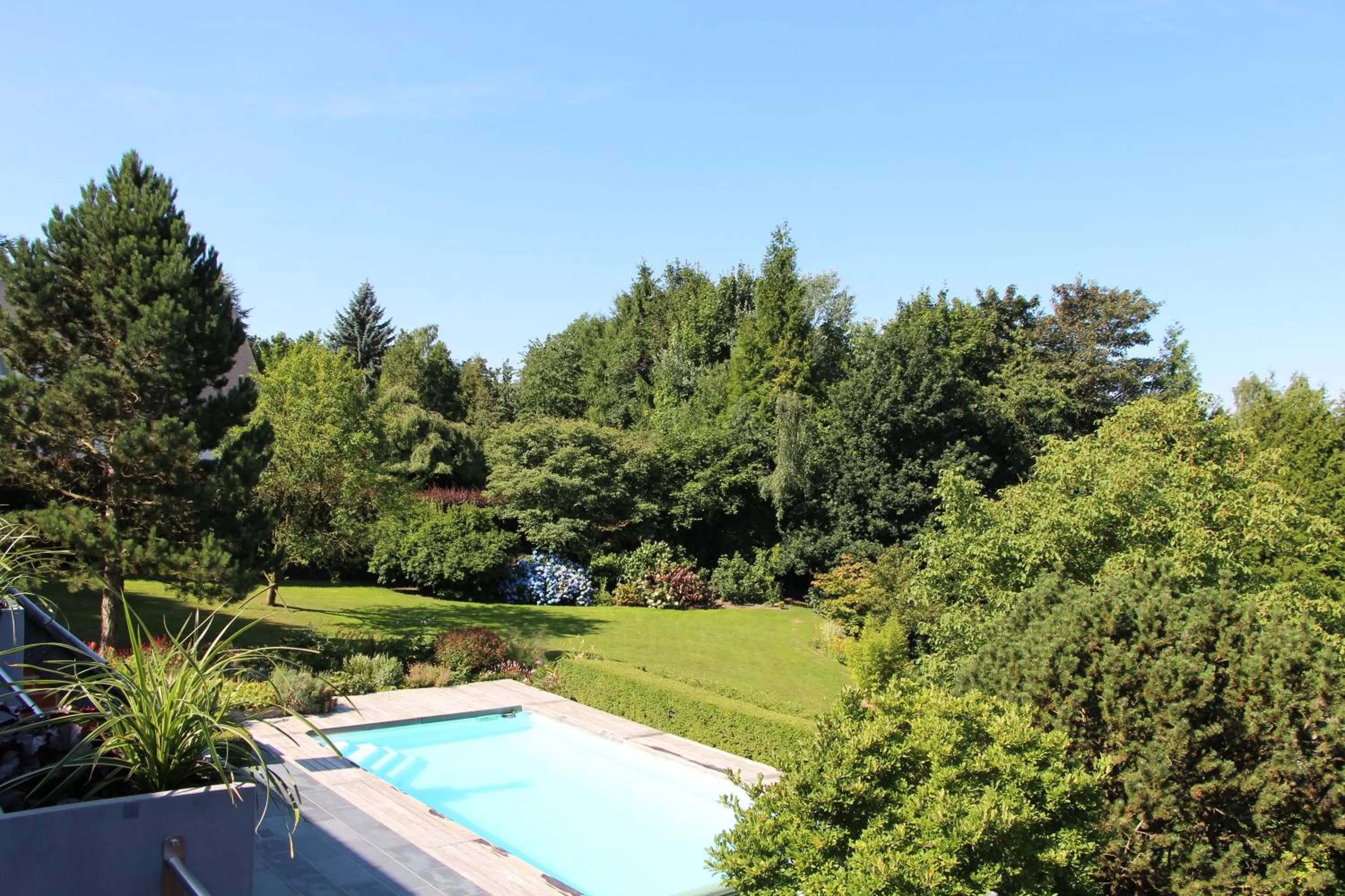 Garden view in Chambre d'hôtes CitaBel'Air