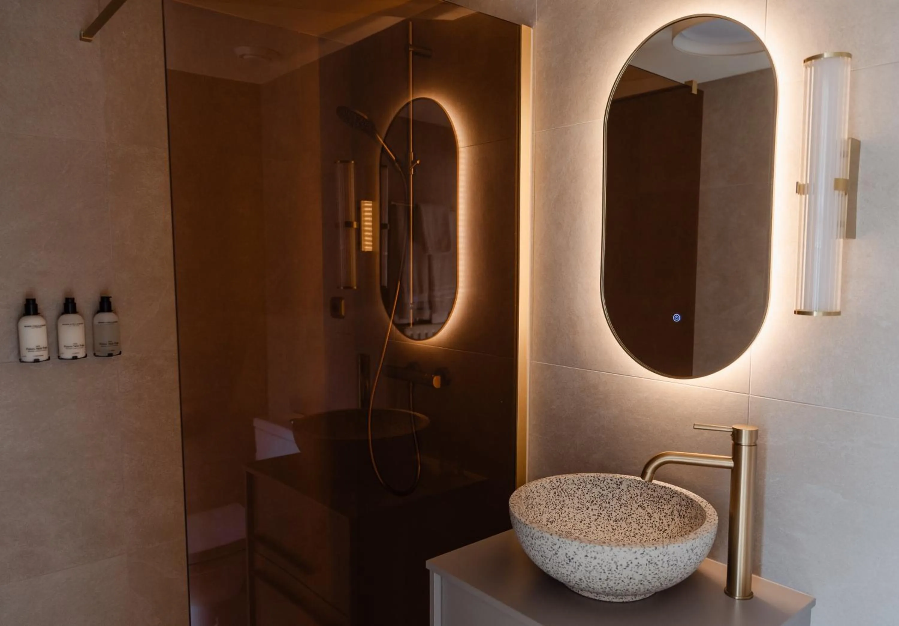 Bathroom in Le Virage bistro en hotel