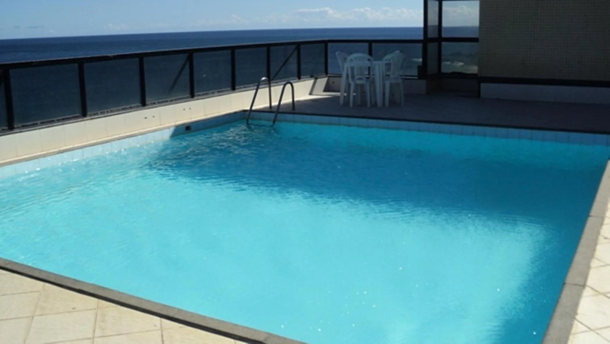 Balcony/Terrace in Studio na praia da Barra
