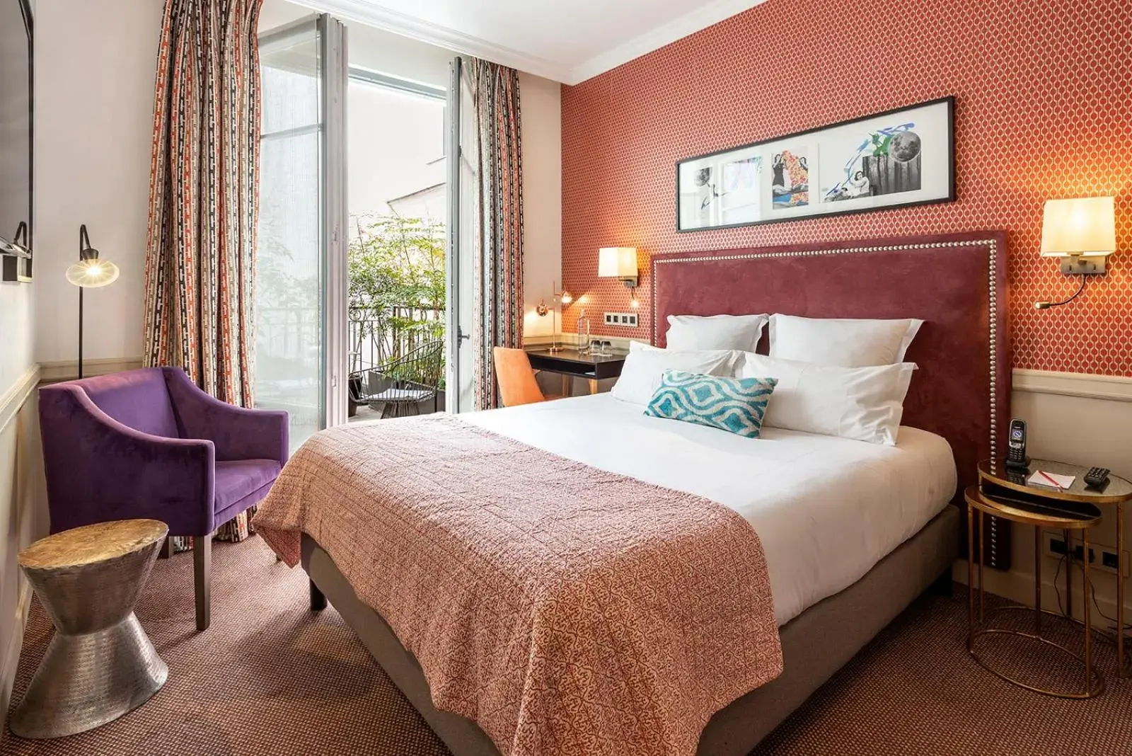 Bed in Hôtel Adèle & Jules Bed in Hôtel Adèle & Jules