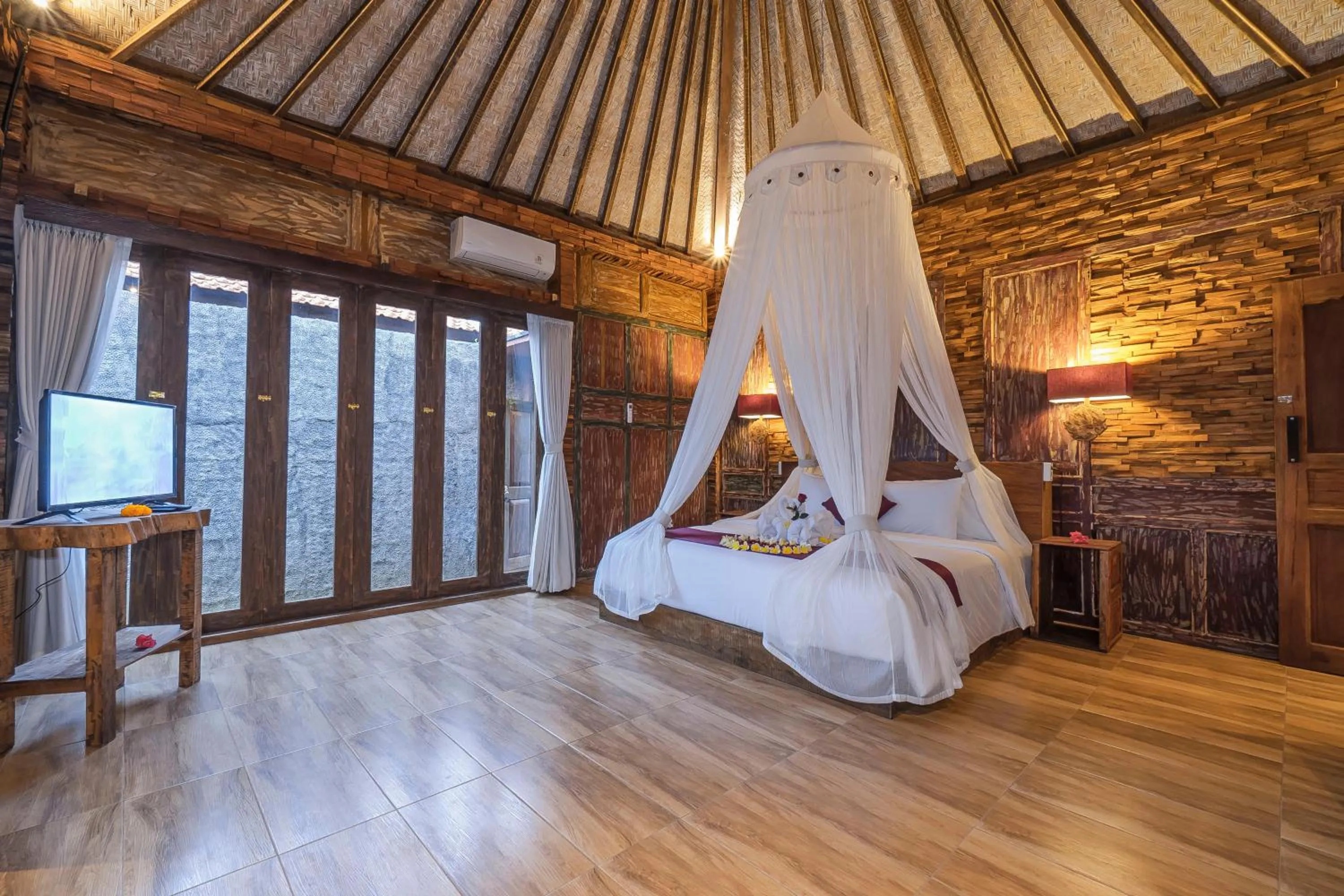 Bedroom, Bed in The Forest Villa Ubud