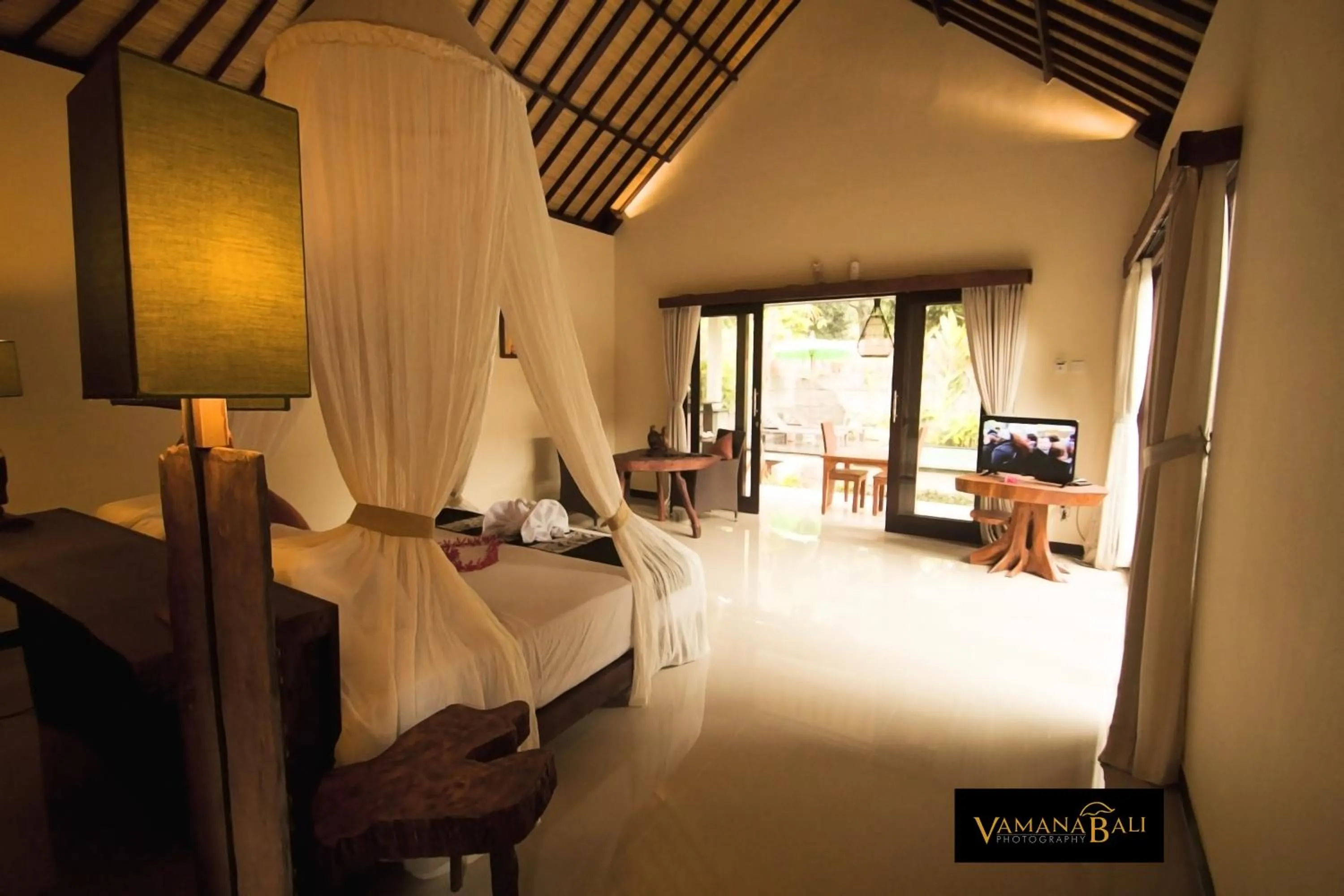 Bed in The Forest Villa Ubud