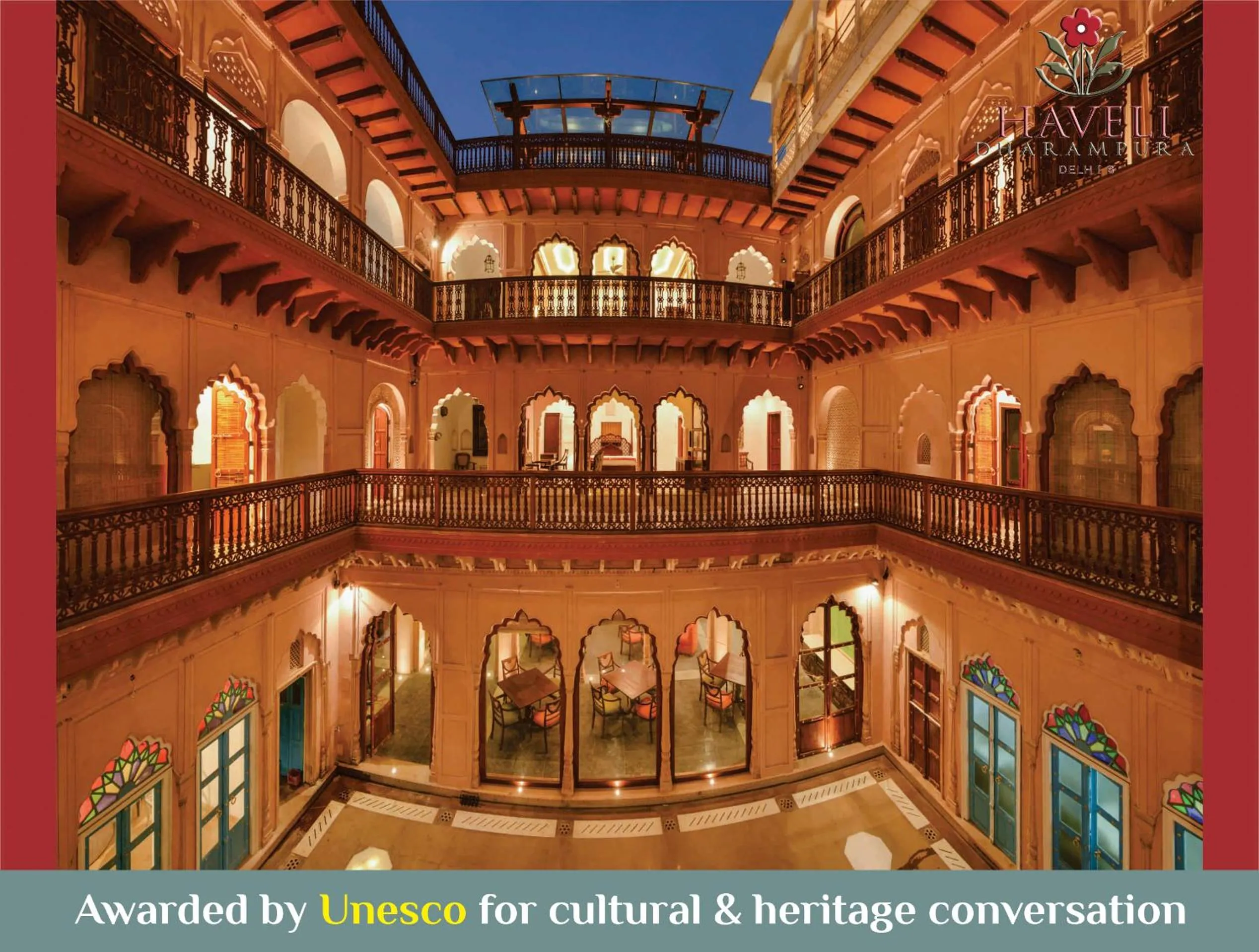 Property building in Haveli Dharampura & Golden Haveli- UNESCO awarded Boutique Heritage Hotel
