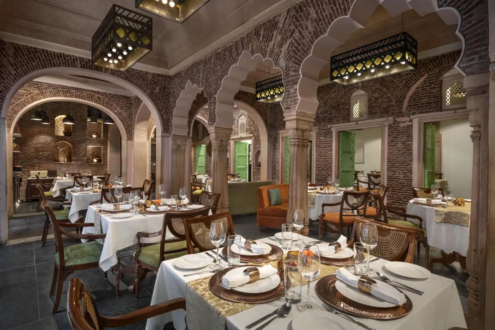 Restaurant/places to eat in Haveli Dharampura & Golden Haveli- UNESCO awarded Boutique Heritage Hotel