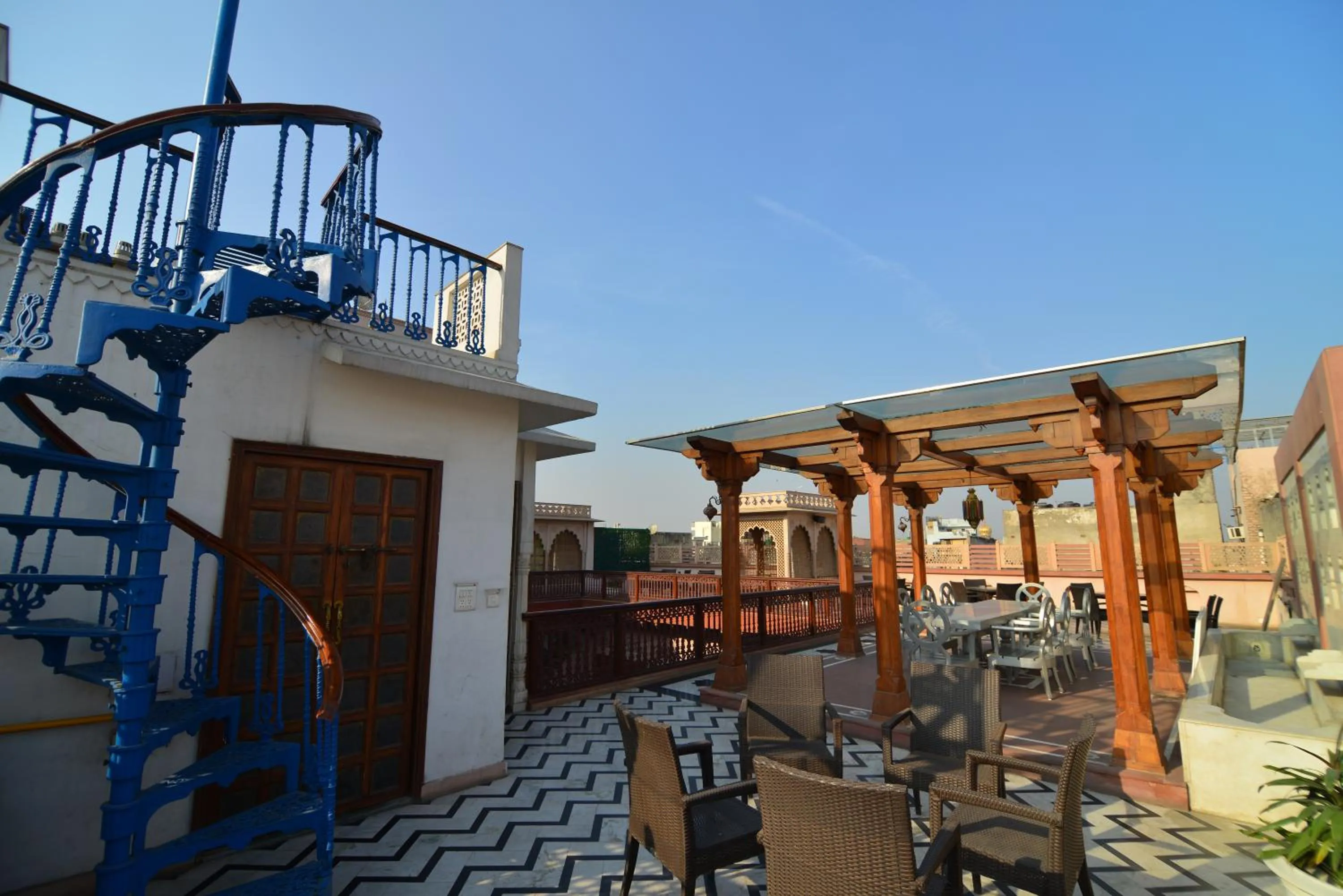 Restaurant/places to eat in Haveli Dharampura & Golden Haveli- UNESCO awarded Boutique Heritage Hotel