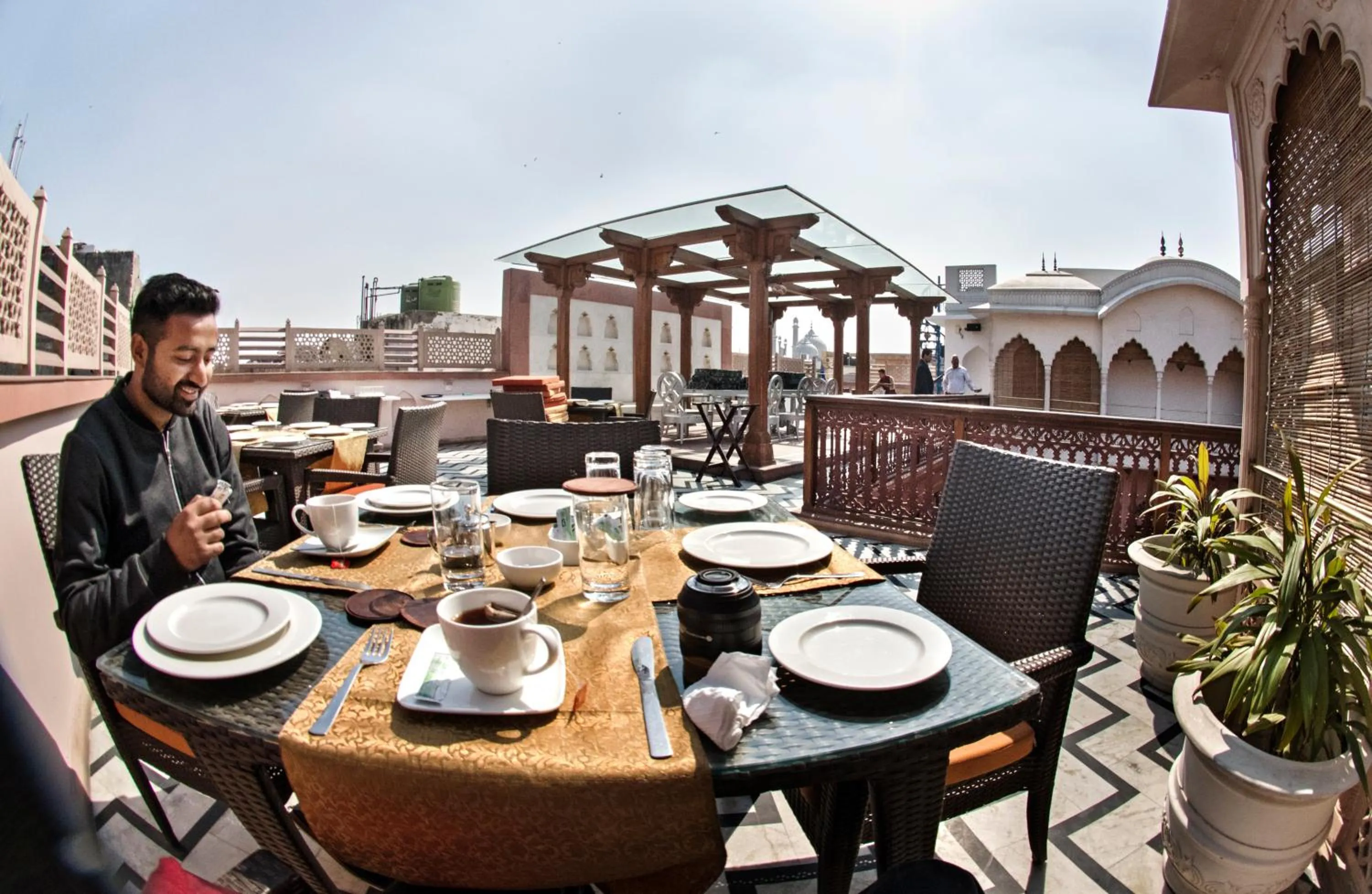 Restaurant/places to eat in Haveli Dharampura & Golden Haveli- UNESCO awarded Boutique Heritage Hotel