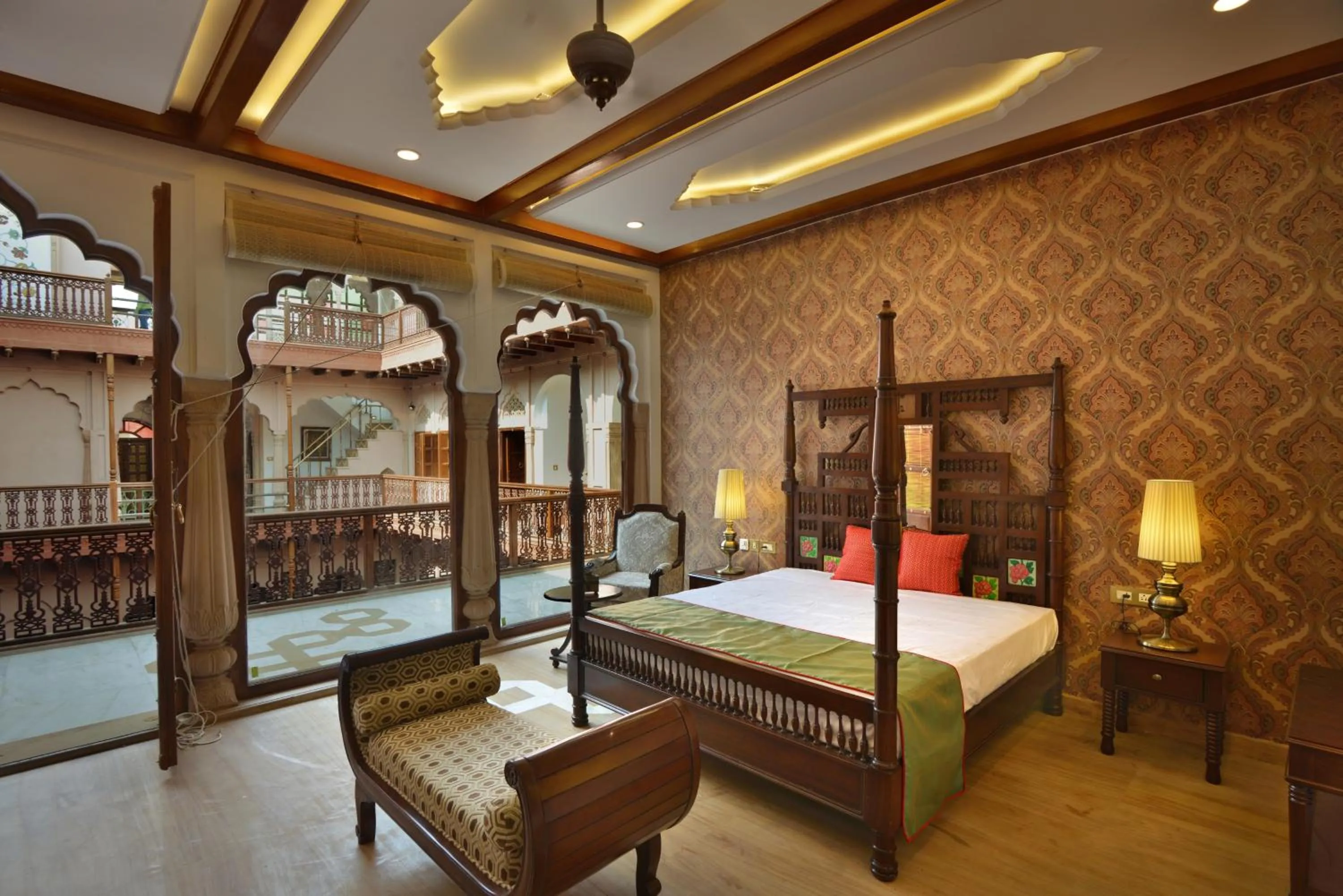 Day, Bed in Haveli Dharampura & Golden Haveli- UNESCO awarded Boutique Heritage Hotel