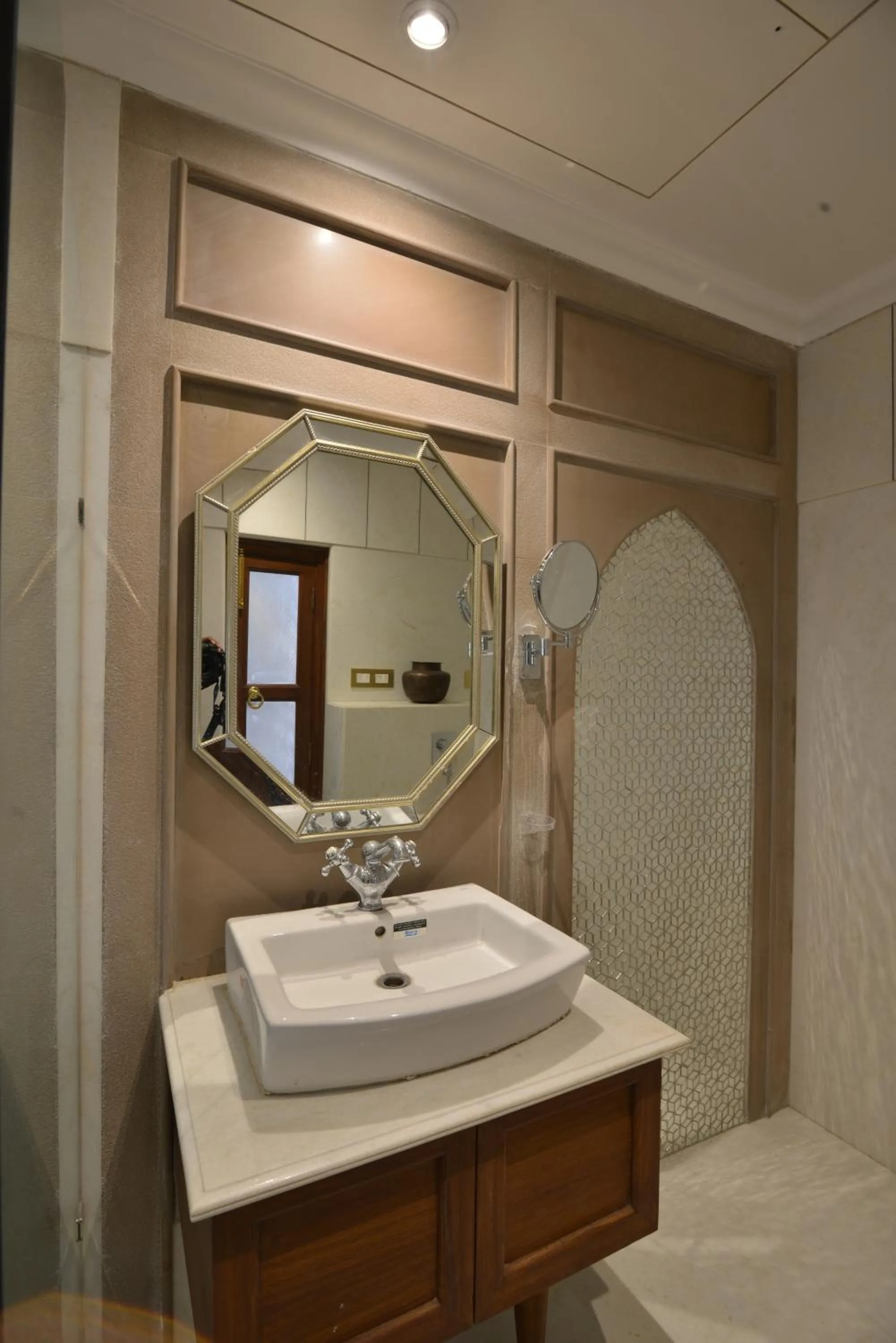 Bathroom in Haveli Dharampura & Golden Haveli- UNESCO awarded Boutique Heritage Hotel
