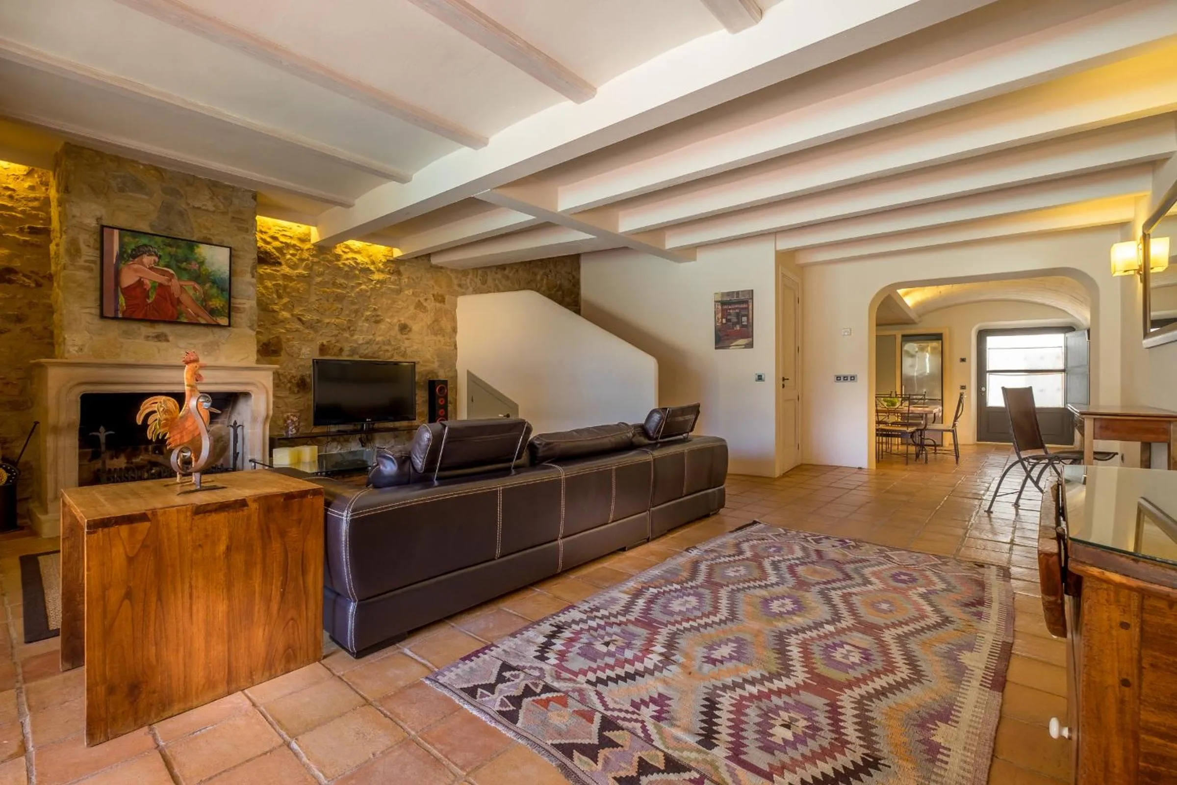 Living room in Can Caranta